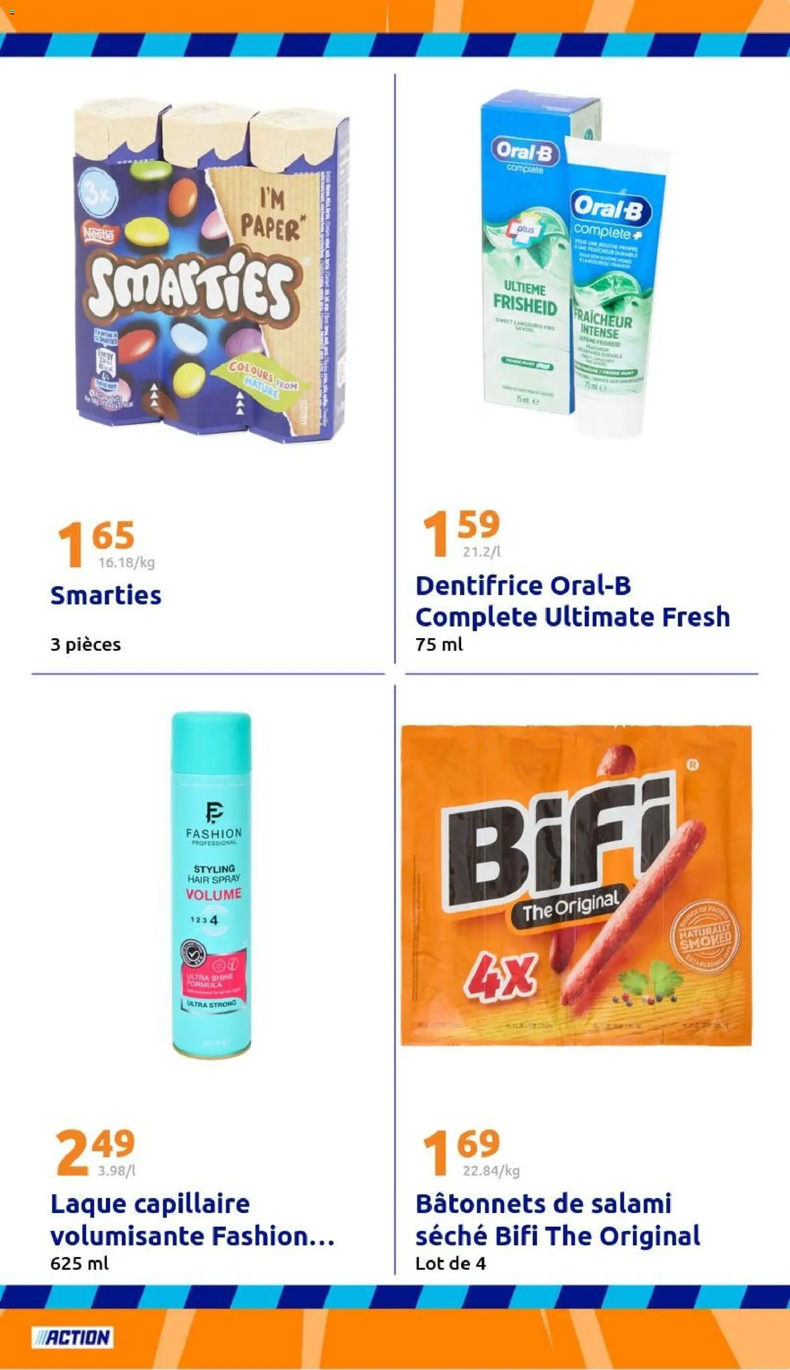 {H1} | Page: 27 | Produits: Dentifrice, Laque, Salami, Thé