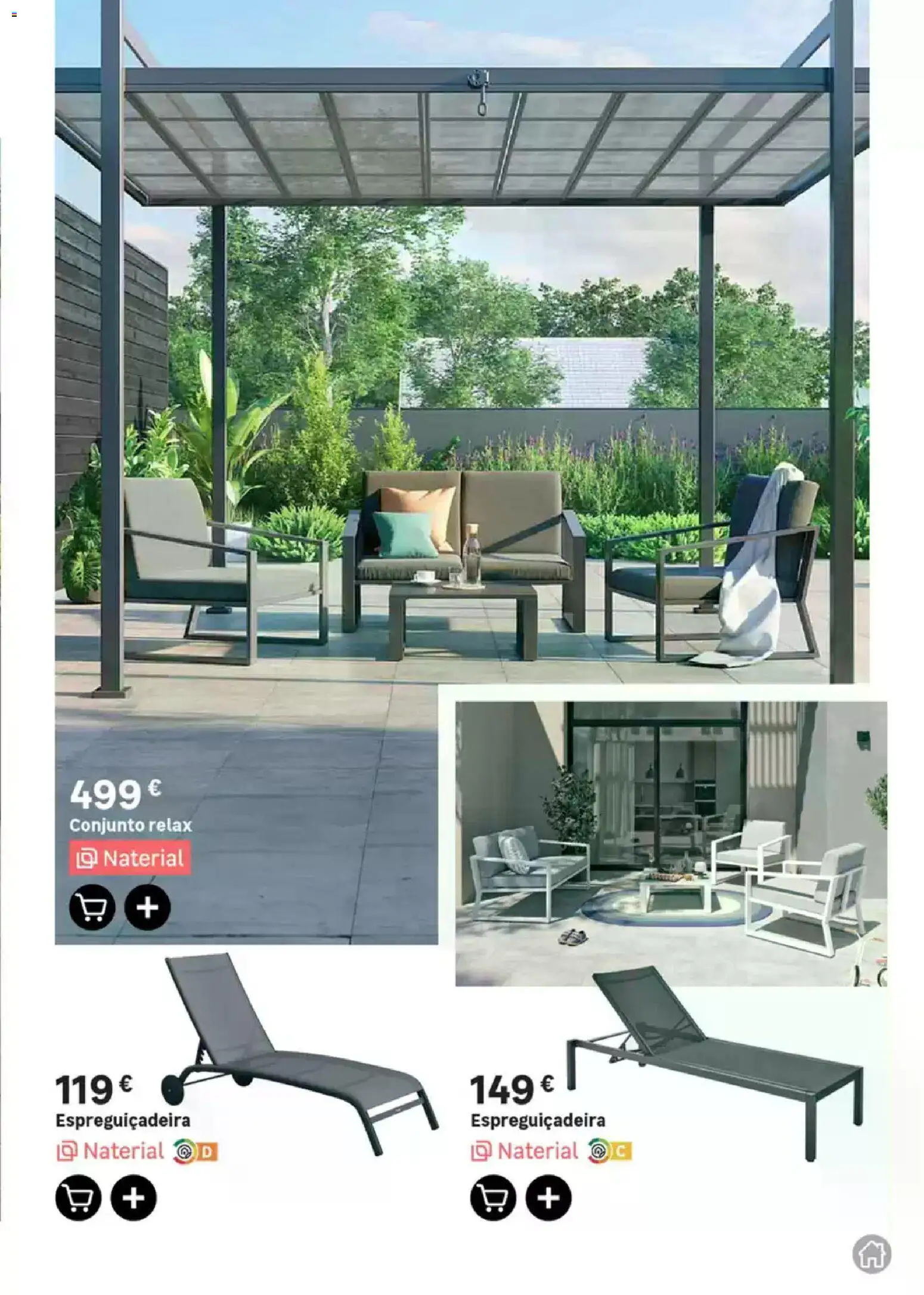 Leroy Merlin Catálogo Jardim │ válido de 12.03.2026 | Página: 7 | Produtos: Espreguiçadeira