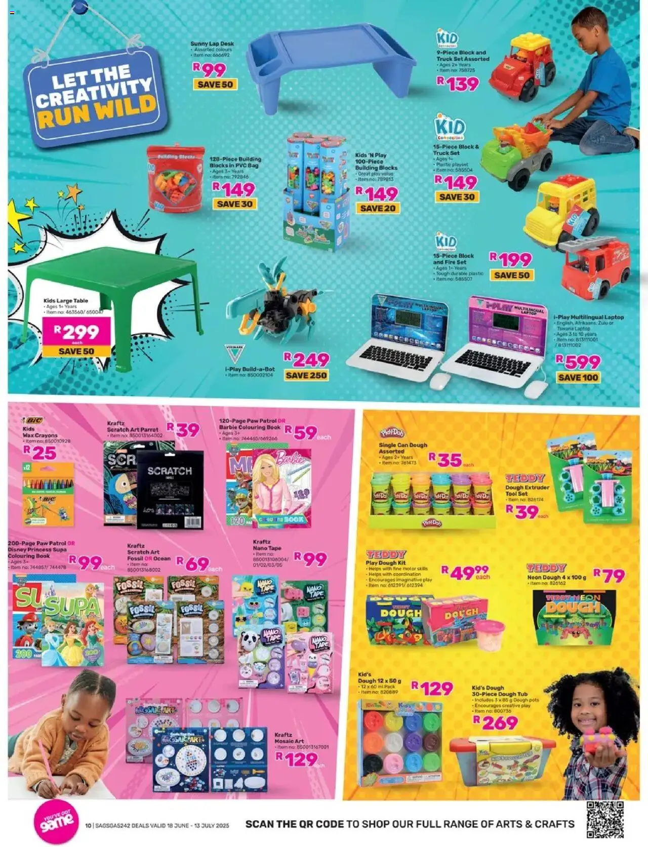 Game - Toys & Treats │ valid from 18.06.2025 | Page: 10 | Products: Desk, Bag, Teddy, Pots