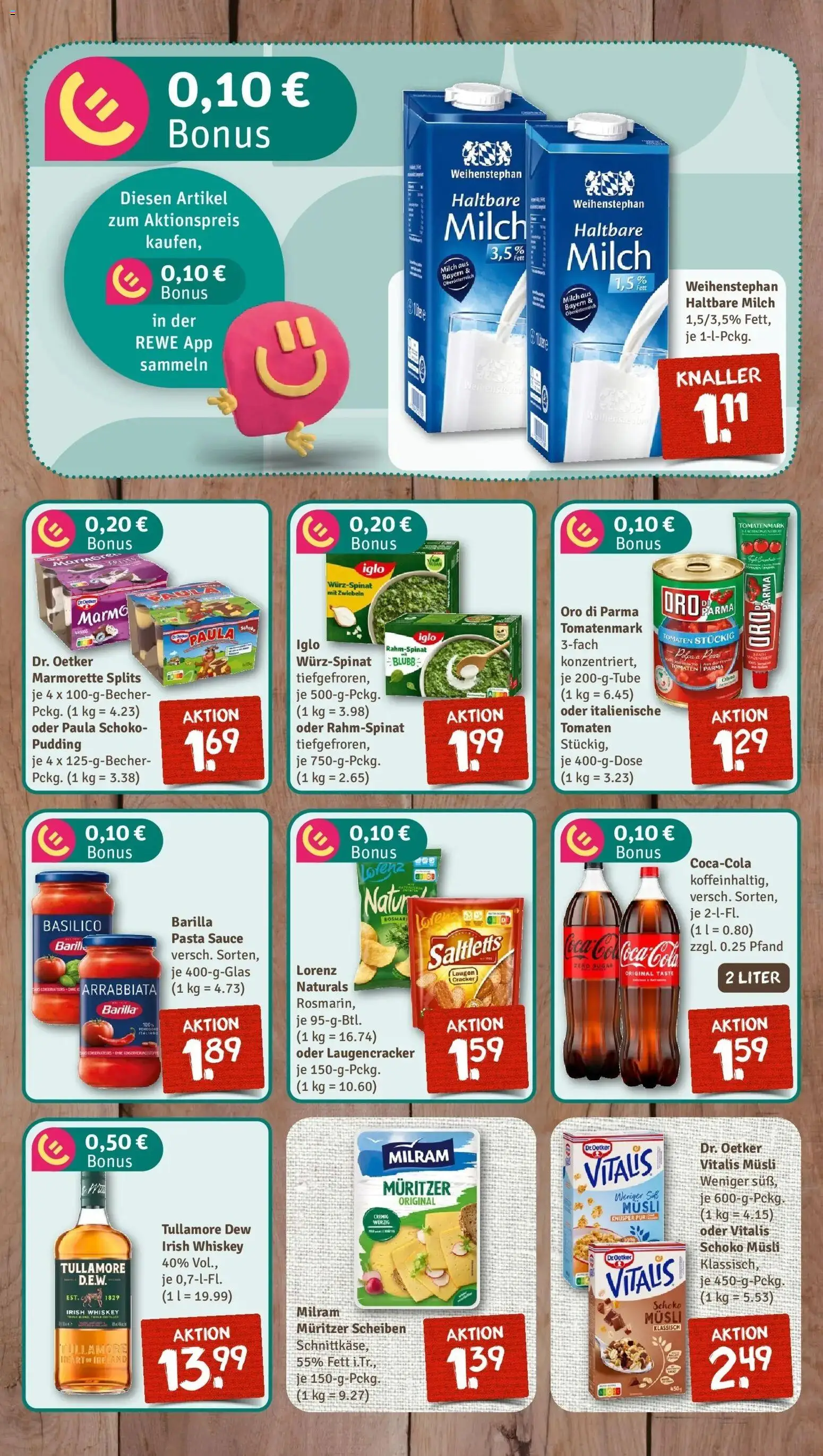 Rewe Prospekt München	 – gültig ab 02.03.2026 | Seite: 6 | Produkte: Musli, Coca cola, Iglo, Pasta