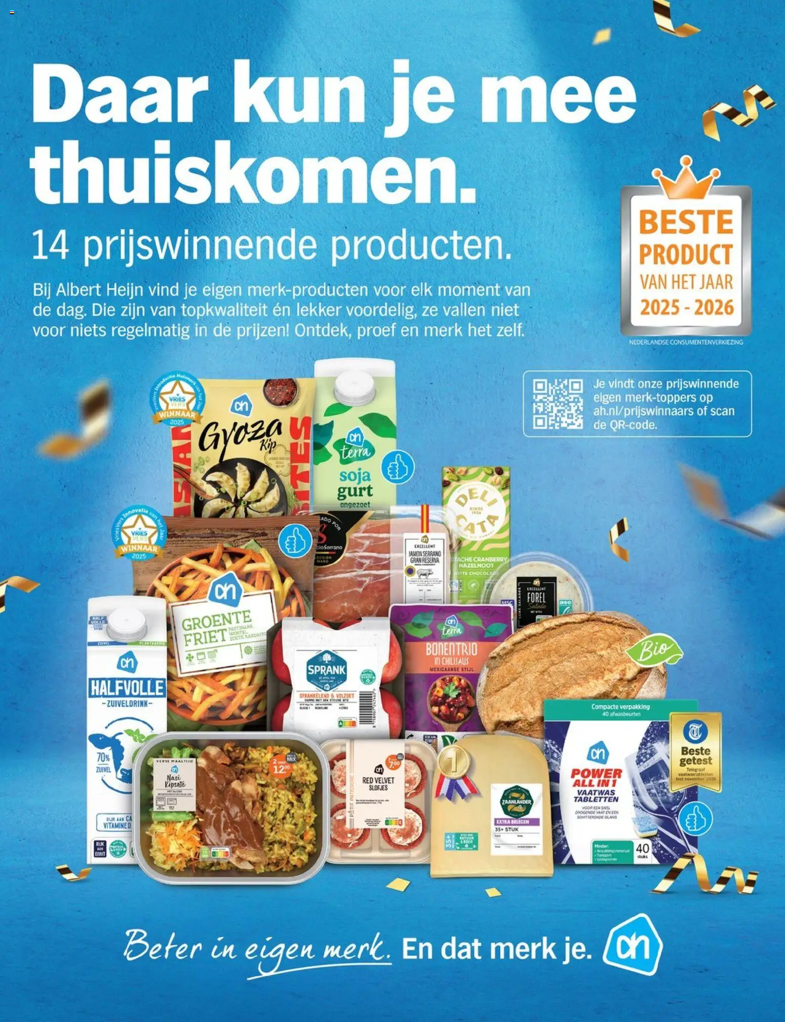 {H1} | Pagina: 28 | Producten: Vaatwas tabletten, Zuivel, Friet, Kip