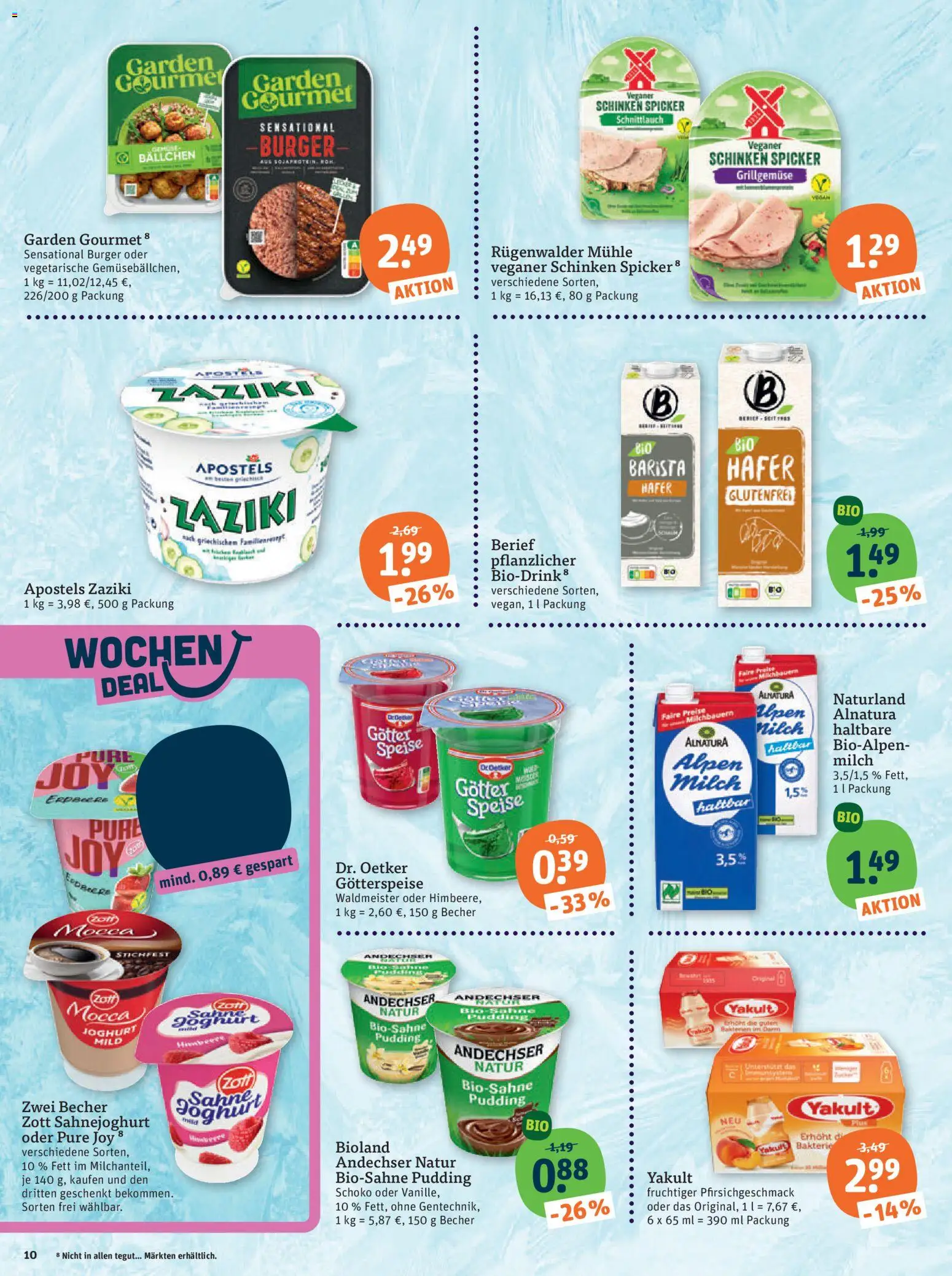 Tegut Prospekt – gültig ab 16.01.2026 | Seite: 12 | Produkte: Mühle, Milch, Joghurt, Schinken