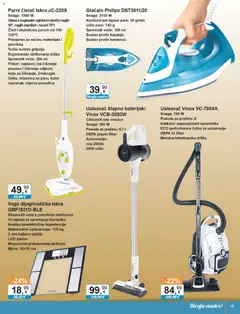 KTC - Katalog tehnike i posuđa - Pregled kataloga iz trgovine KTC, vrijedi od 21.01.2026 | Stranica: 16 | Proizvodi: Usisavač, Četka, Parni čistač, Vaga