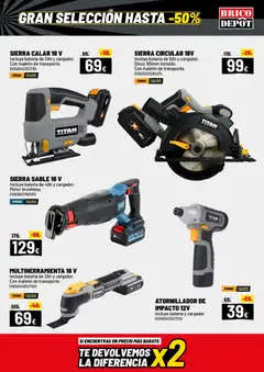 Vista previa Brico Depôt - Black Friday válido desde el 31.10.2025 | Página: 11 | Productos: Té, Disco, Batería