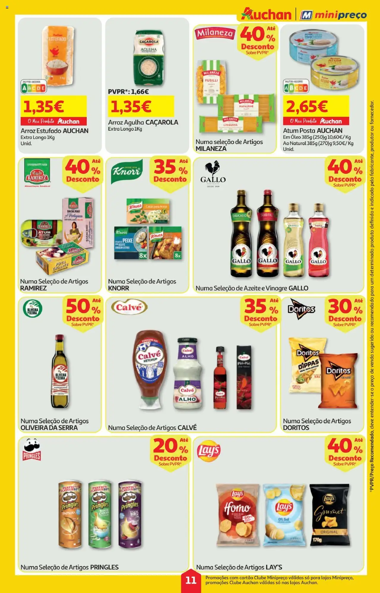 Minipreço folheto │ válido de 18.09.2025 | Página: 11 | Produtos: Atum, Bacalhau, Sal, Óleo