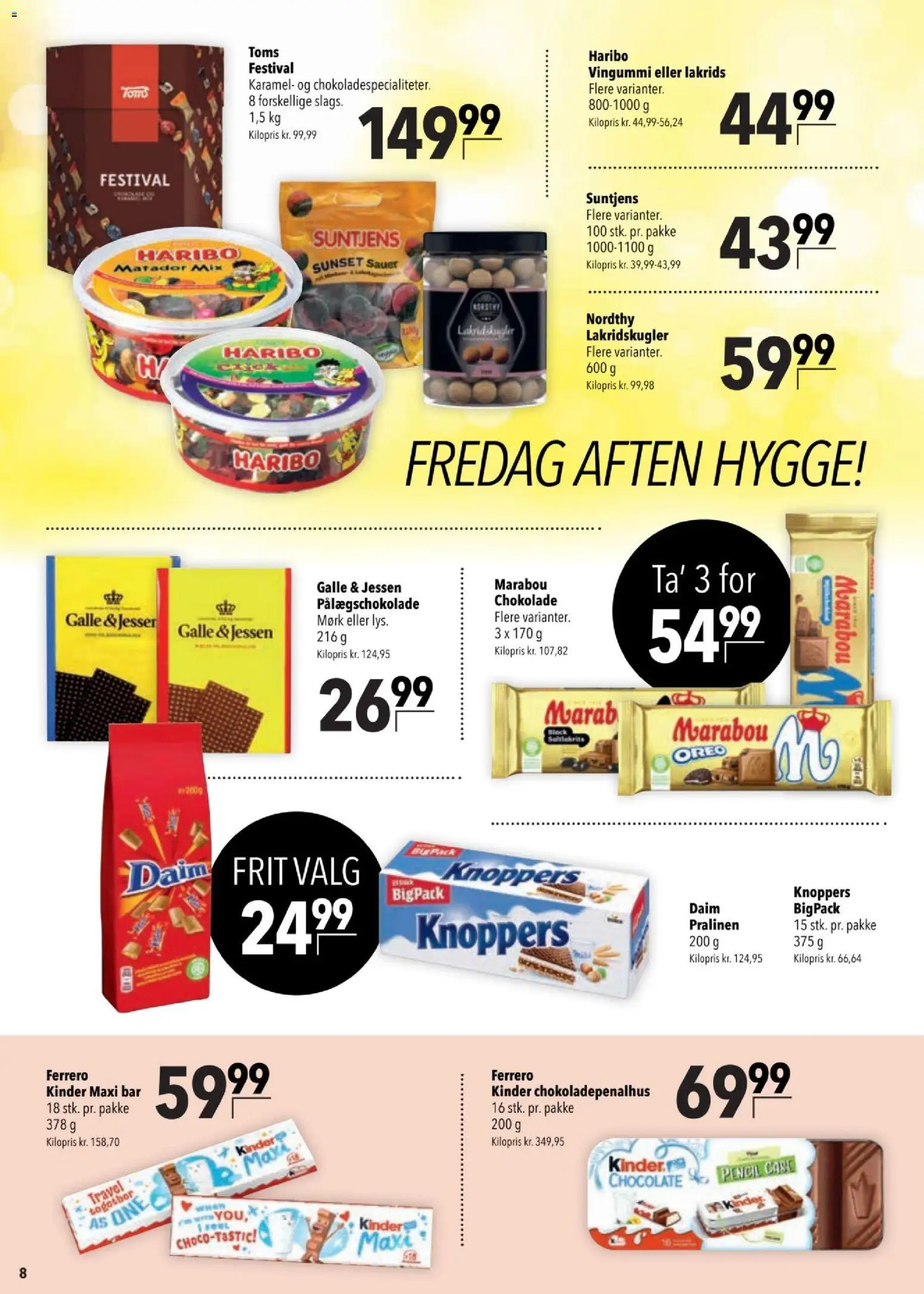 CITTI tilbudsavis – gyldig fra 24.02.2026 | Side: 8 | Produkter: Case, Vingummi, Pålægschokolade, Oreo