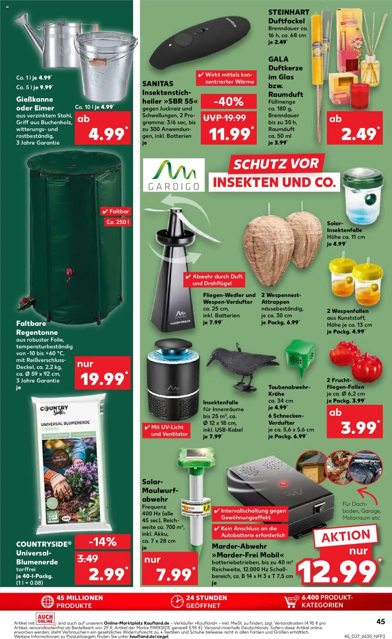 Kaufland Prospekt 	 - gültig ab dem 03.07.2025 | Seite: 45 | Produkte: Ventilator, Batterien, Duft, Blumenerde