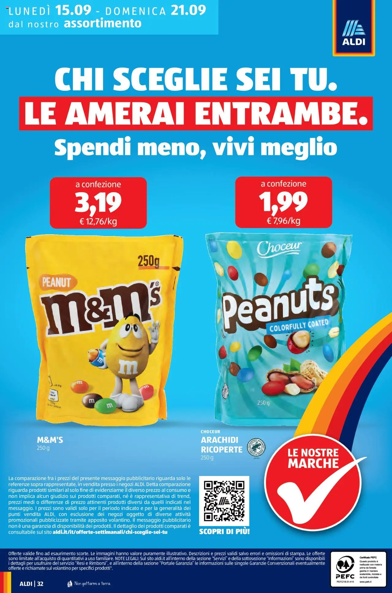 Volantino Aldi del 15.09.2025 | Pagina: 32 | Prodotti: Arachidi
