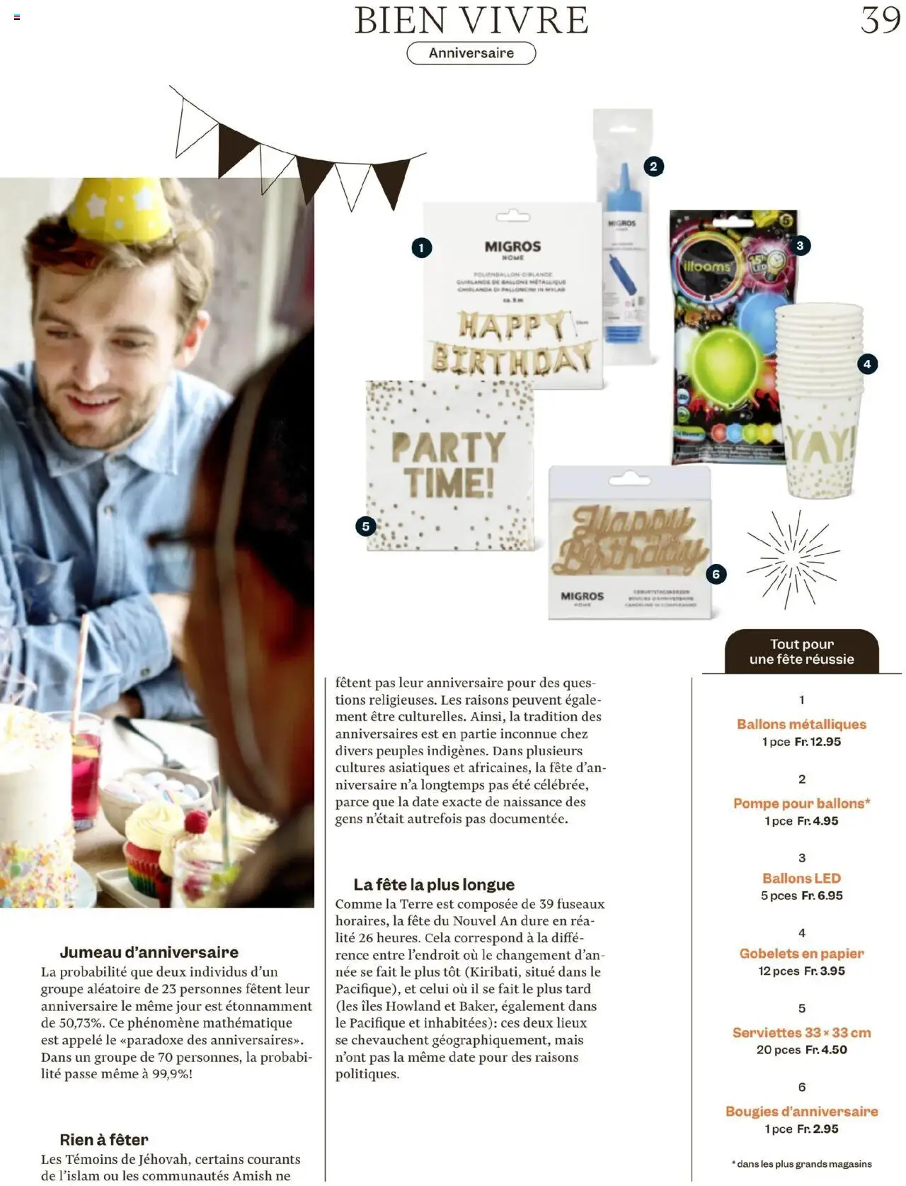 Migros Magazin FR – gültig ab 08.09.2025 | Seite: 39