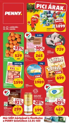PENNY Akciós újság - amely érvényes a következő dátumtól: 27.11.2025
