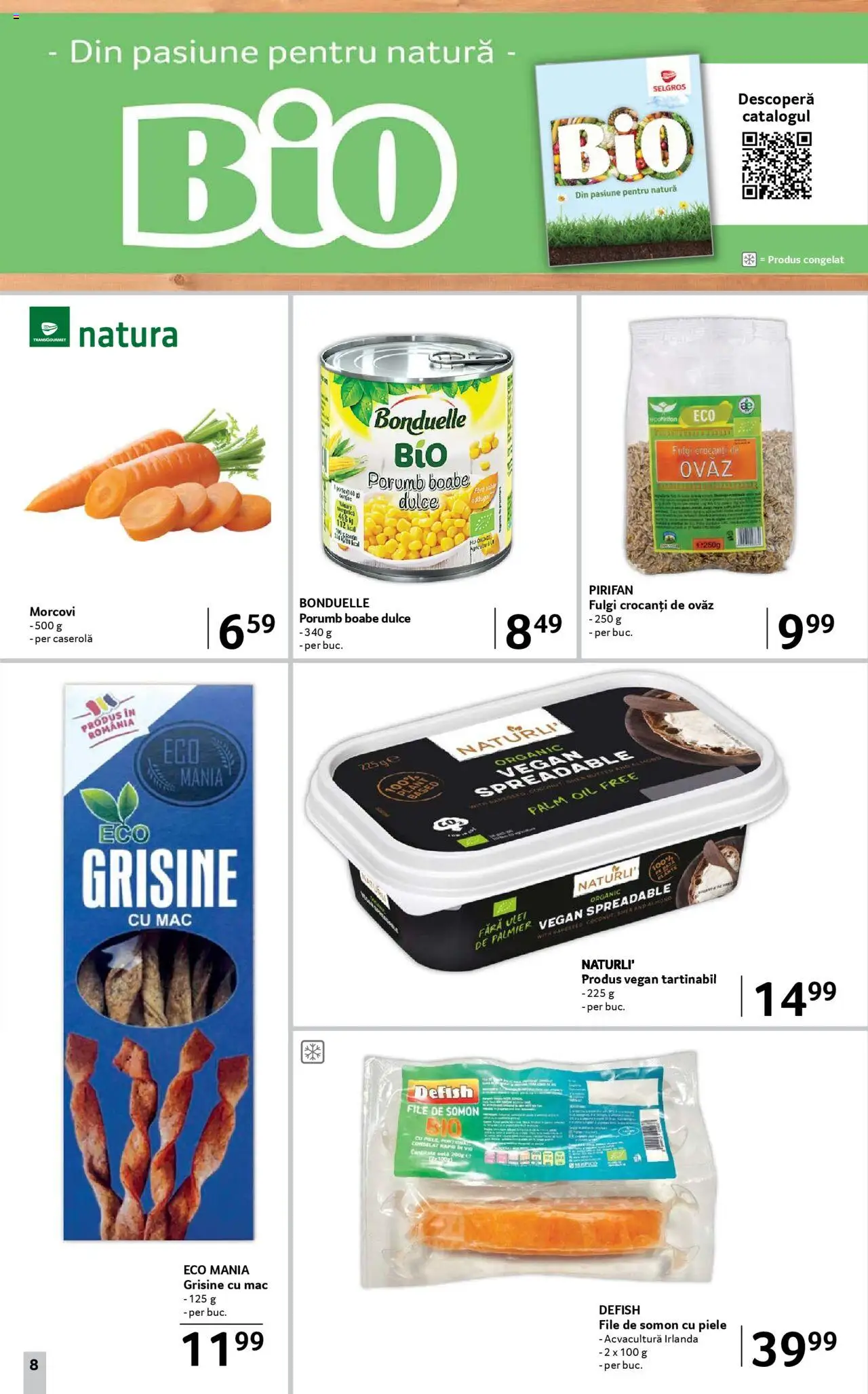 Catalog Selgros - Food – valabil de la 08.08.2025 | Pagină: 8 | Produse: Ulei, Morcovi, Fulgi, Porumb
