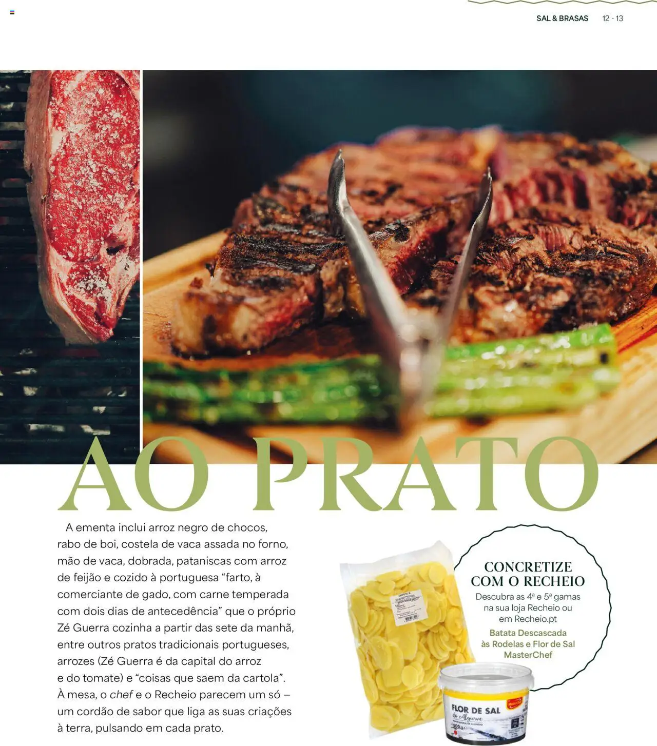 Recheio folheto │ válido de 24.04.2025 | Página: 13 | Produtos: Batata, Pratos, Sal, Carne