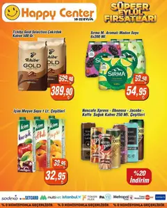 Happy Center Katalog - 10.09.2025 tarihinden itibaren geçerlidir | Sayfa: 5 | Ürünler: Kahve, Meyve suyu, Meyve, Limon