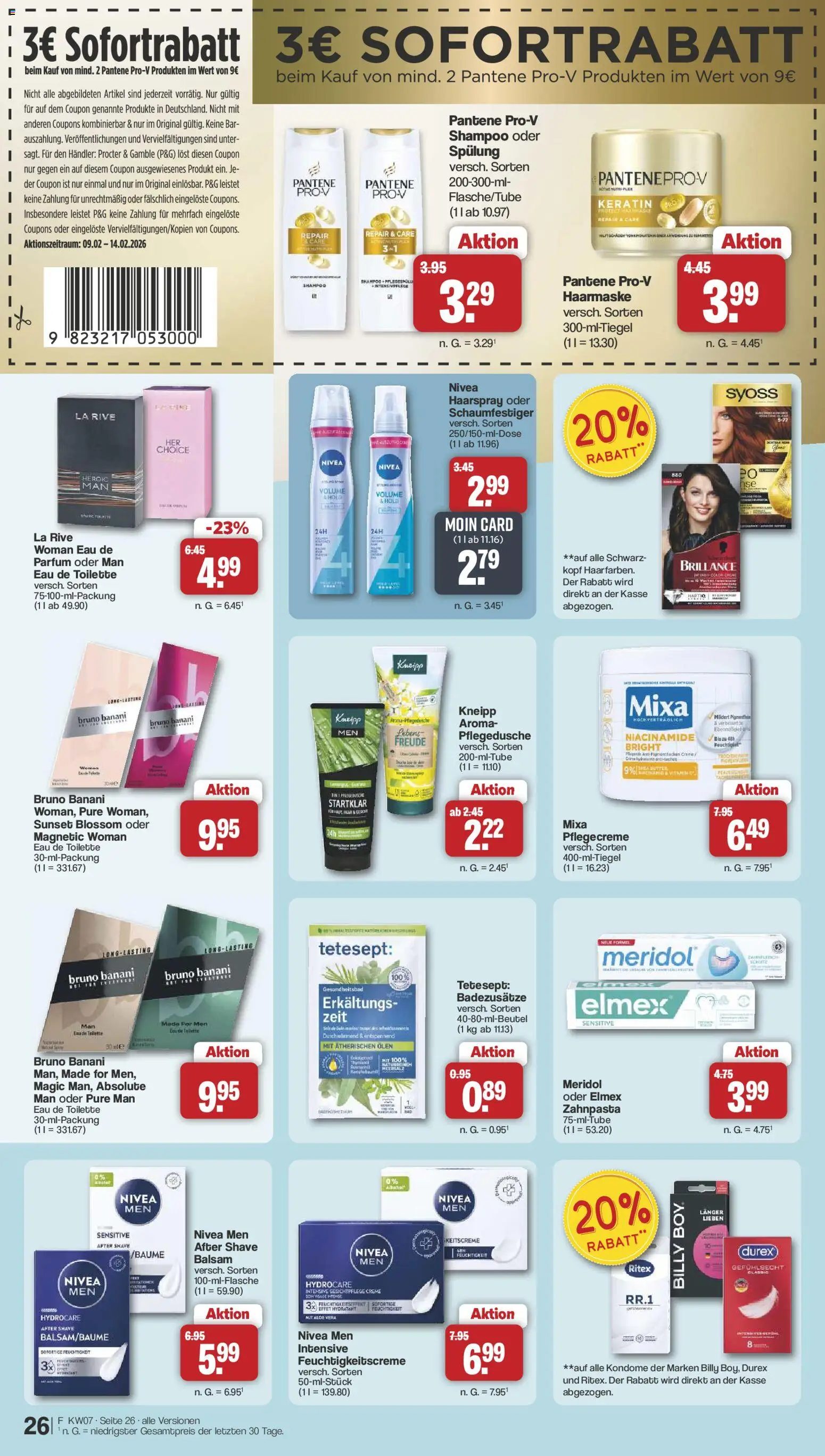 Famila Nordwest Prospekt 	 – gültig ab 08.02.2026 | Seite: 28 | Produkte: Toilette, Eau de Toilette, Haarmaske, Haarspray