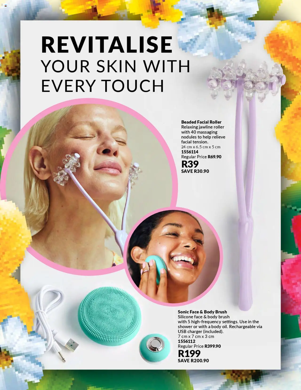 New Avon catalogue – valid from 19.09.2025 | Page: 36 | Products: USB, Shower, Brush, Silicone