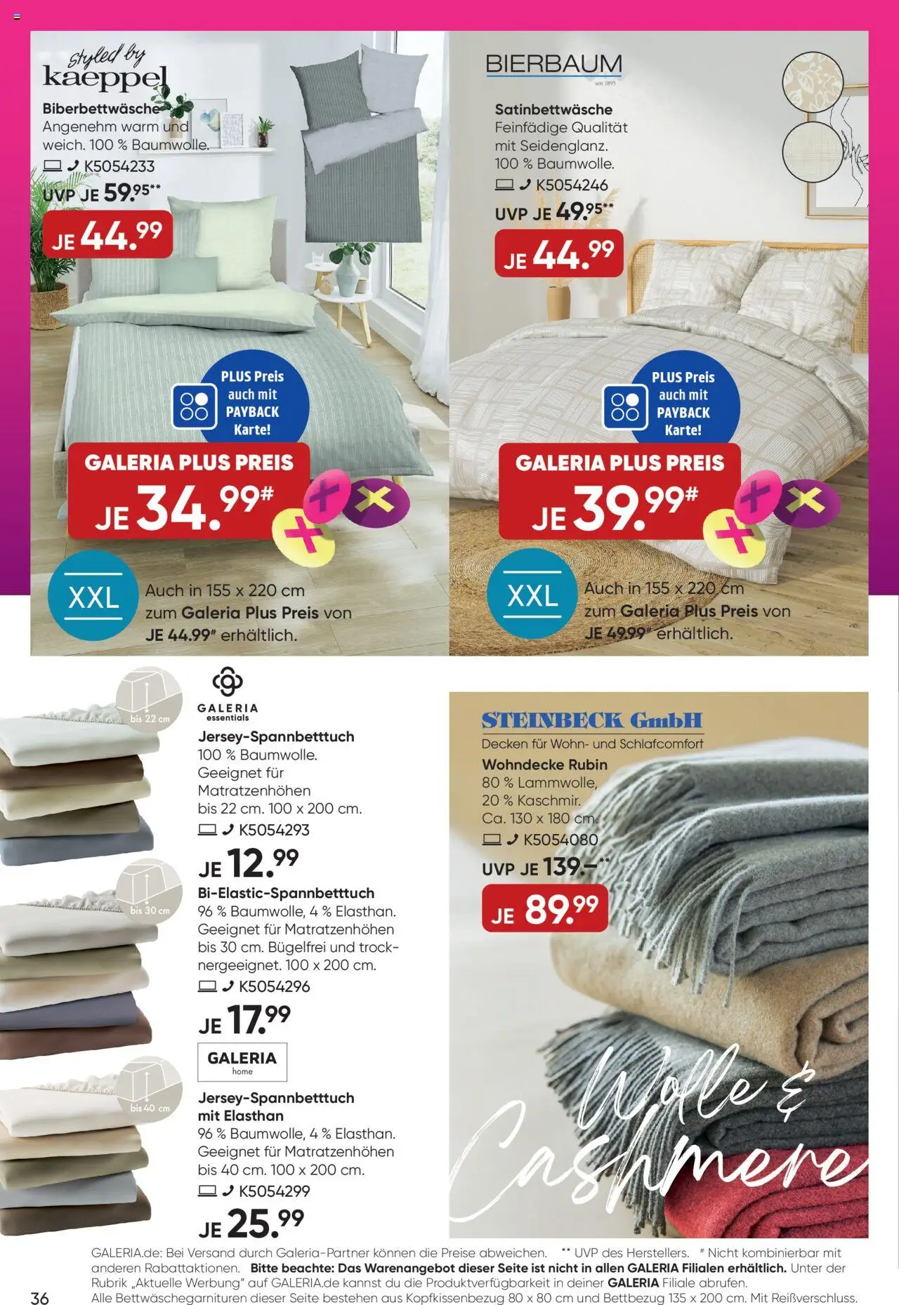 Galeria Karstadt Kaufhof Online-Prospekt – gültig ab 29.09.2025 | Seite: 36