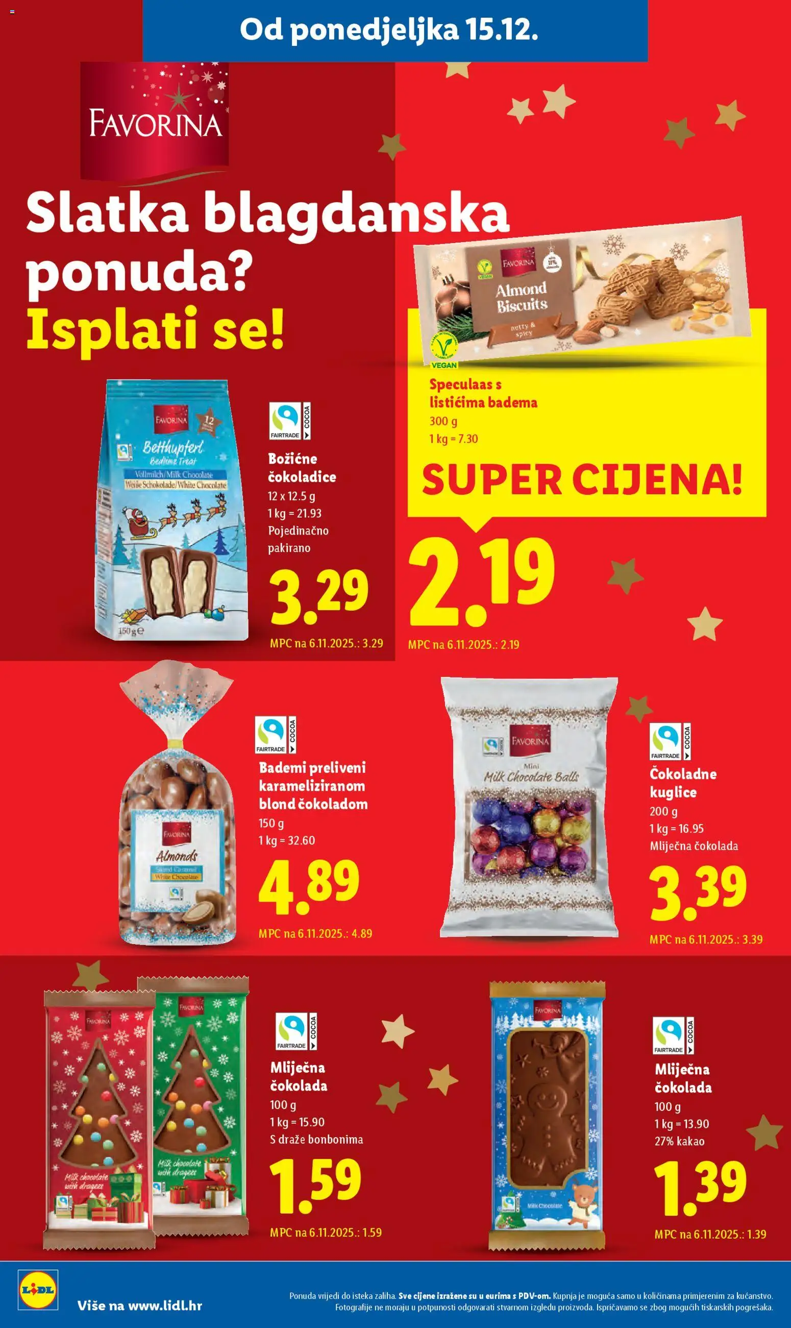 Lidl katalog | vrijedi od 15.12.2025 | Stranica: 28 | Proizvodi: Čokolada, Kakao