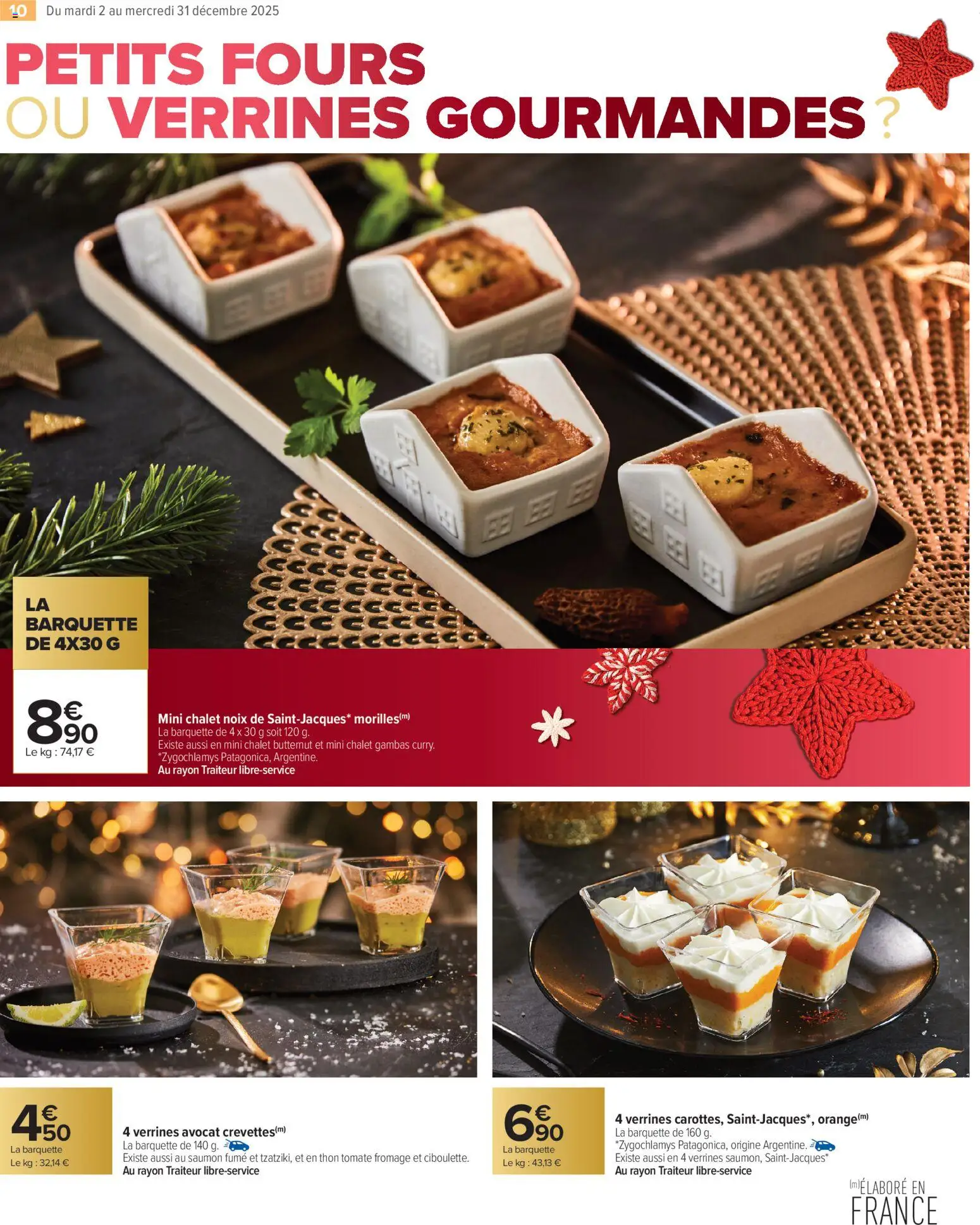 {H1} | Page: 10 | Produits: Verrines, Fromage, Saumon, Noix