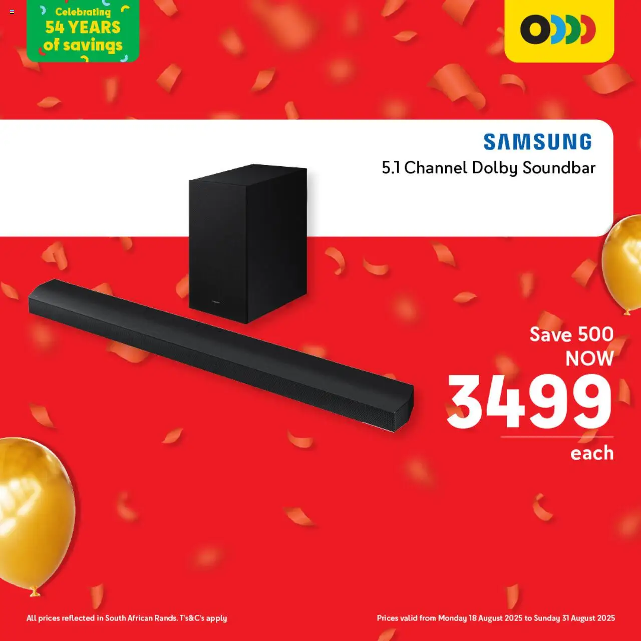 Makro Birthday Deals Gaming │ valid from 18.08.2025 | Page: 12 | Products: Soundbar