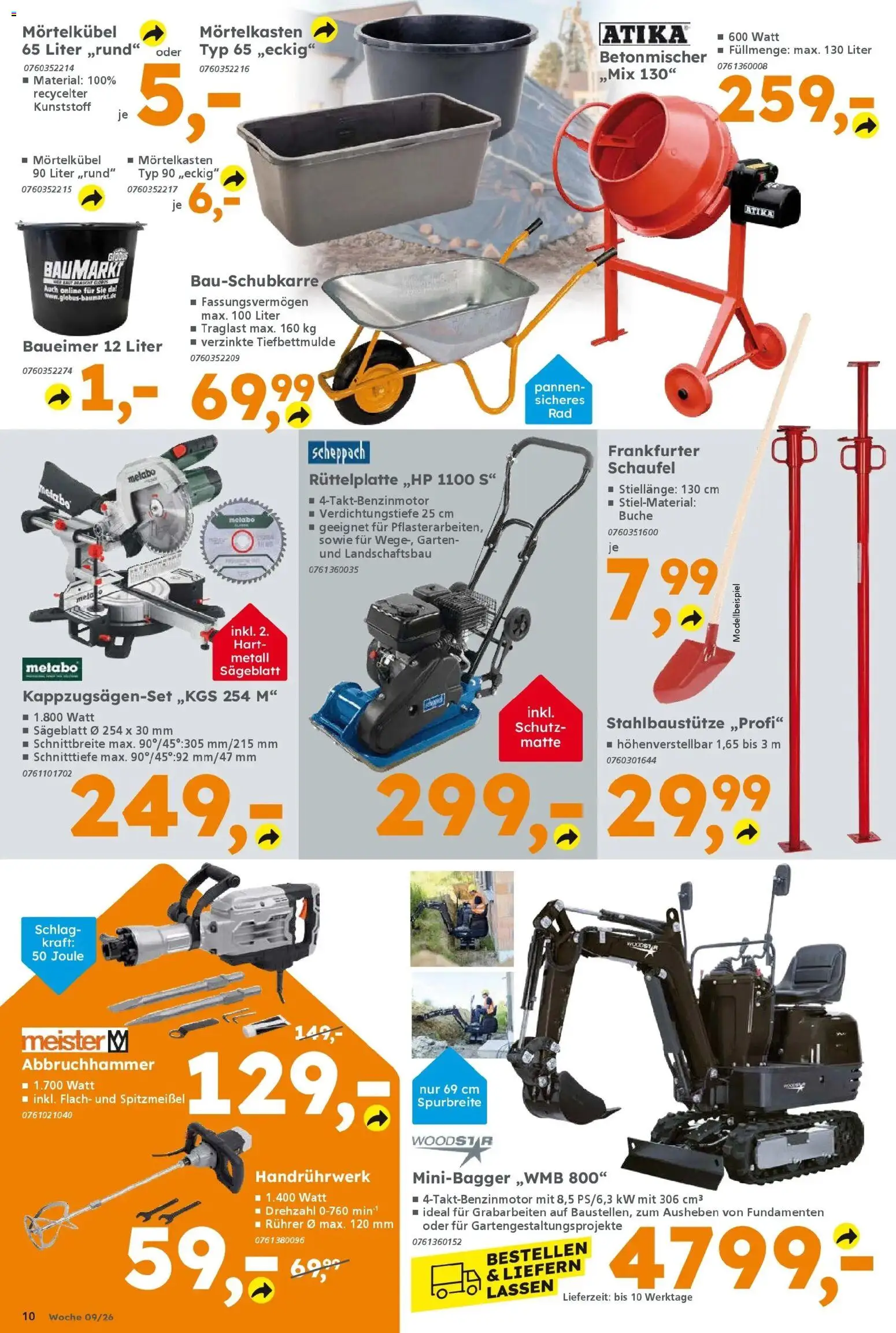 Globus Baumarkt prospekt Lahnstein	 – gültig ab 23.02.2026 | Seite: 10