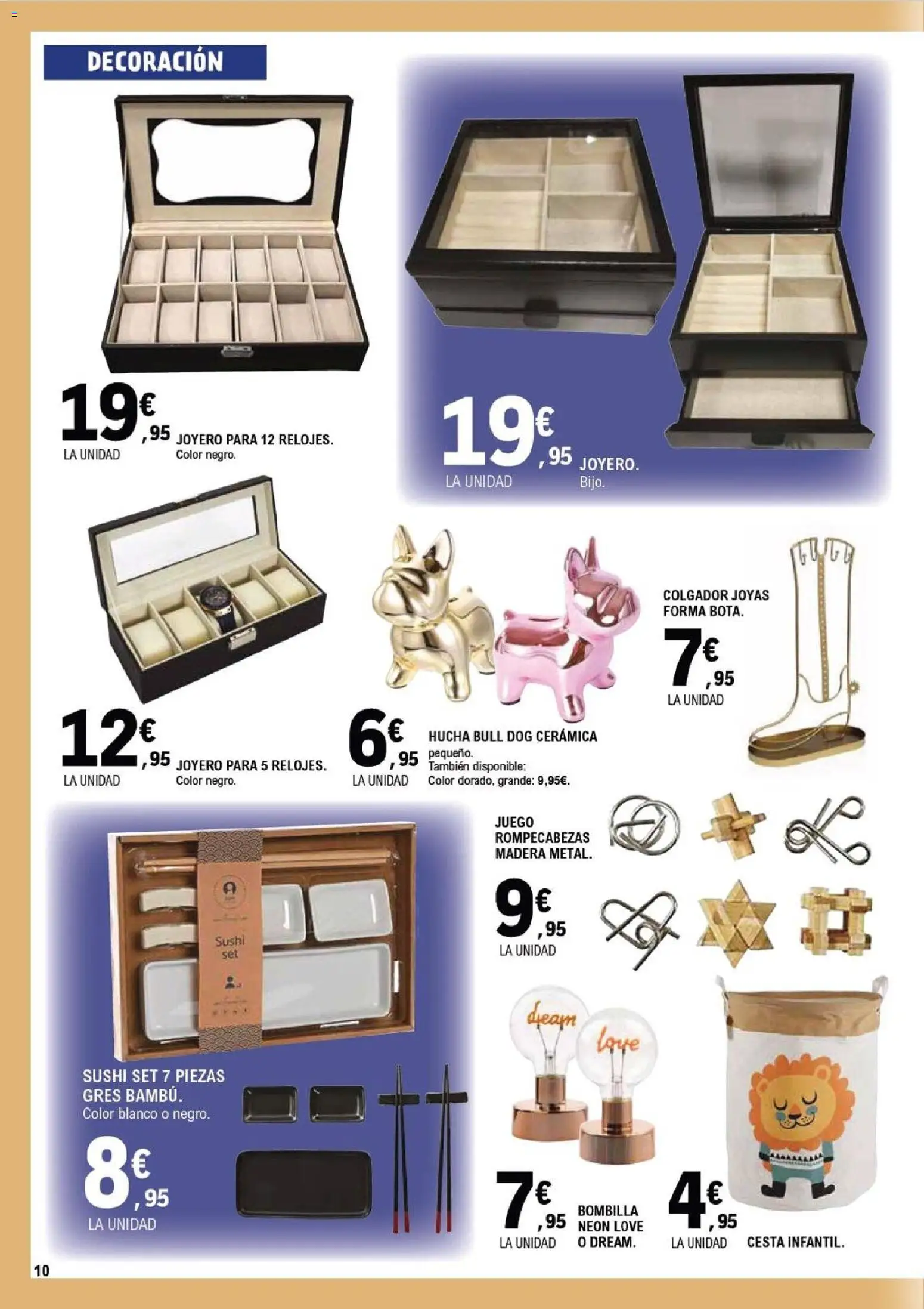 E.Leclerc folleto │ válido desde el 17.12.2025 | Página: 10 | Productos: Bombilla, Σιδερώστρα, Cesta