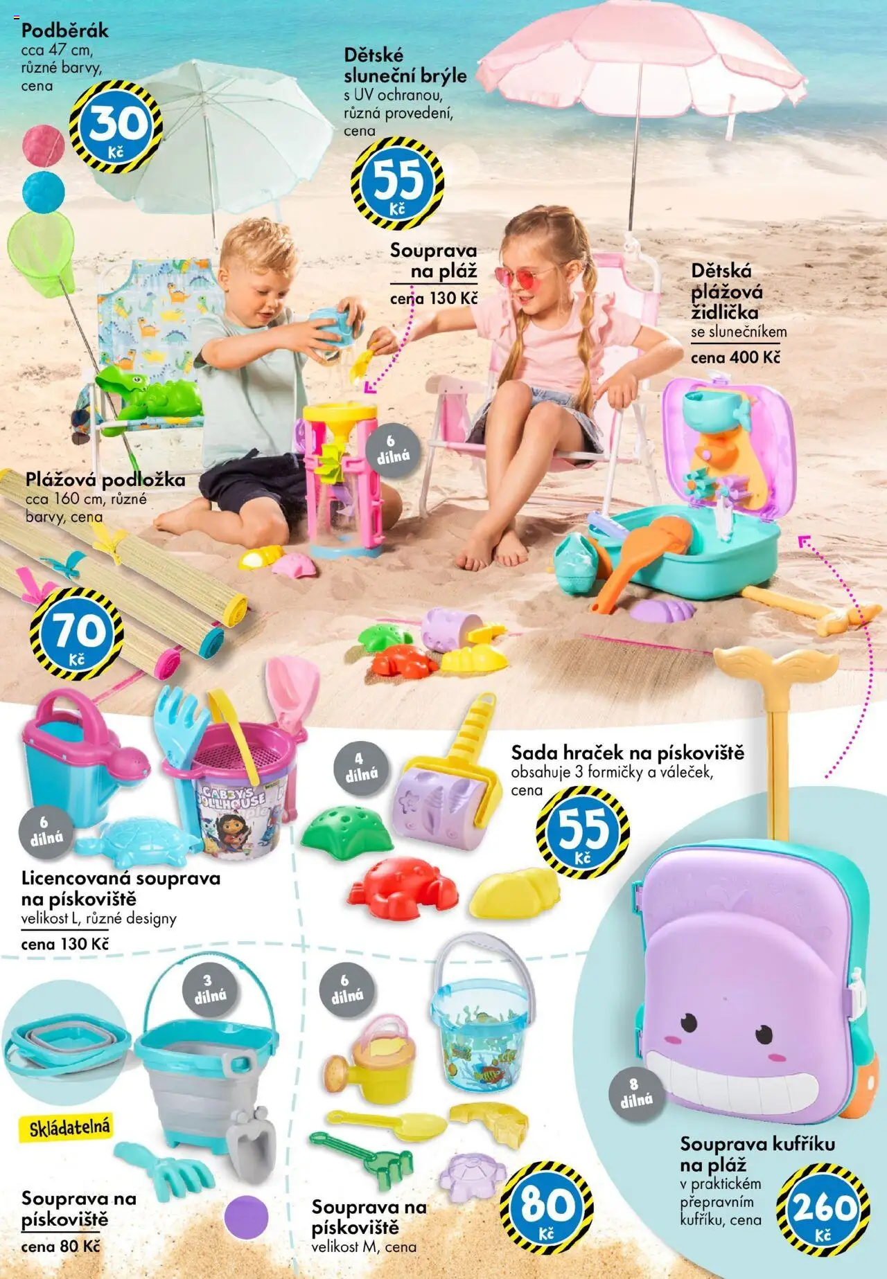 TEDi leták od 13.06.2025 | Strana: 16 | Produkty: Brýle, Pískoviště, Plážová podložka, Gabby's Dollhouse