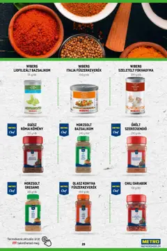 Metro - Olasz katalógus - amely érvényes a következő dátumtól: 02.11.2023 | Oldal: 29 | Termékek: Fokhagyma, Chili, Fűszerkeverék, Tészta