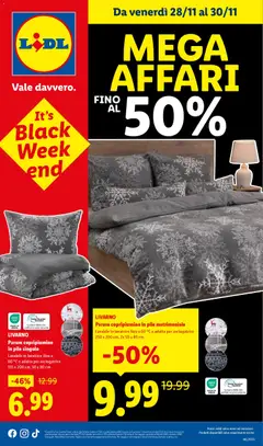 Anteprima del volantino Lidl Black Friday - Mega Affari valido a partire dal 28.11.2025