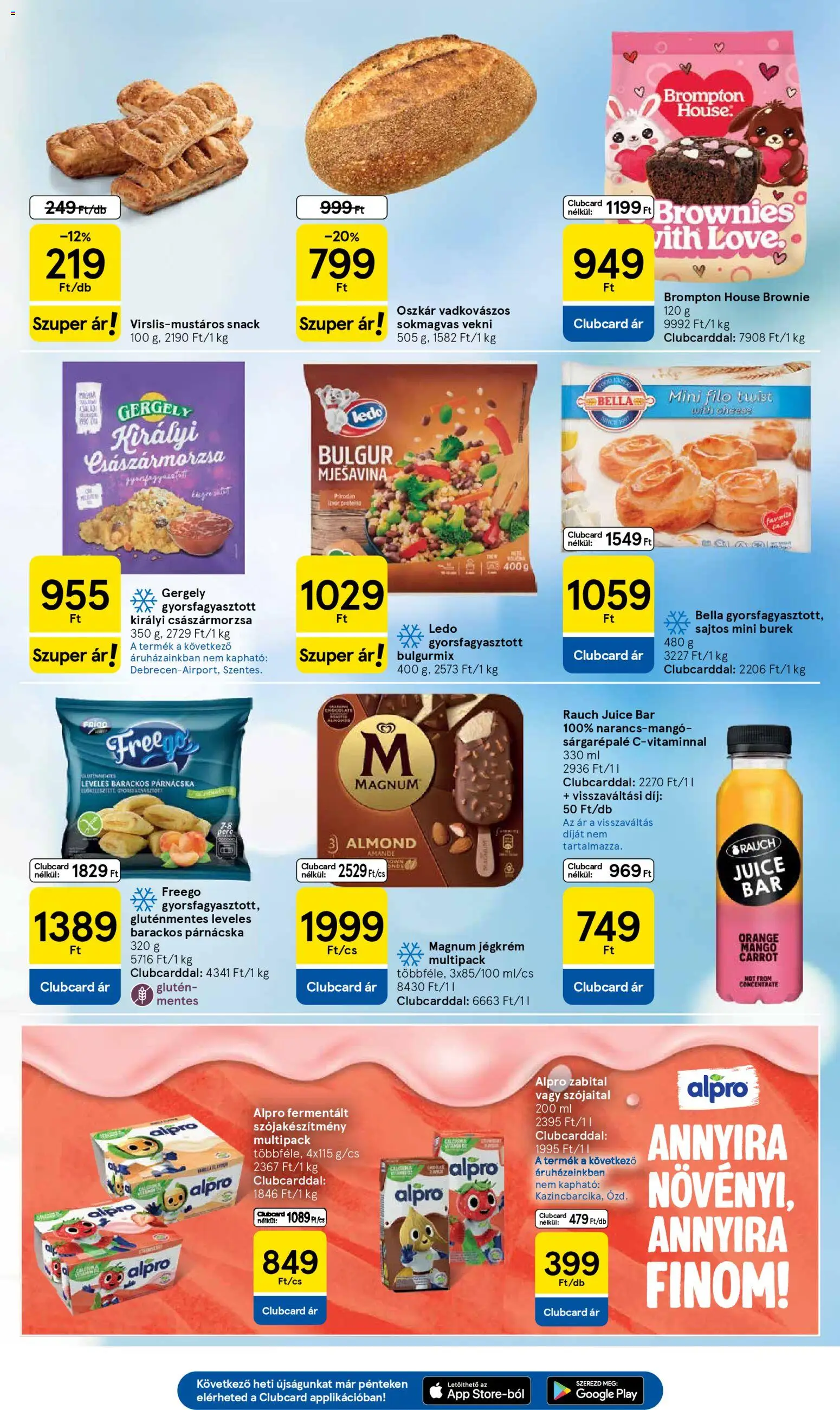 Tesco akciós ujság - amely érvényes a következő dátumtól: 29.01.2026 | Oldal: 17 | Termékek: Burek, Bulgur, Gluténmentes, Mangó