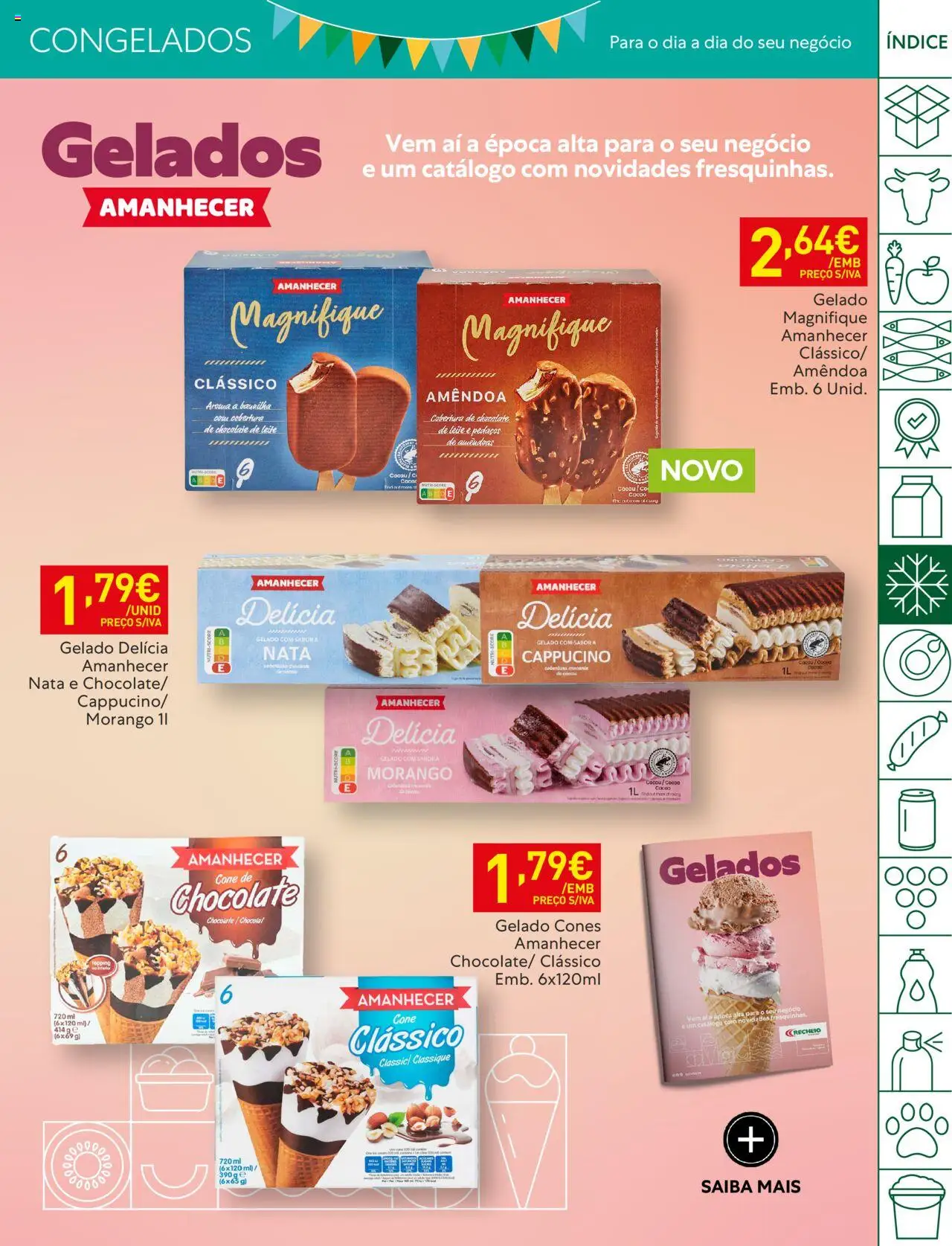 Recheio folheto │ válido de 24.06.2025 | Página: 23 | Produtos: Gelado, Leite, Chocolate, Nata