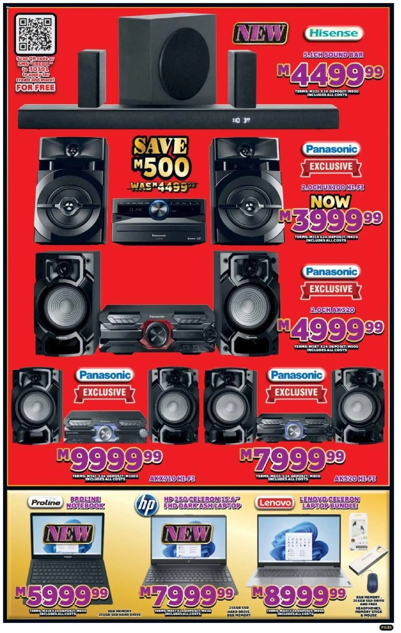 New Lewis Stores catalogue – valid from 01.10.2025 | Page: 23 | Products: Notebook, Laptop, Hard drive