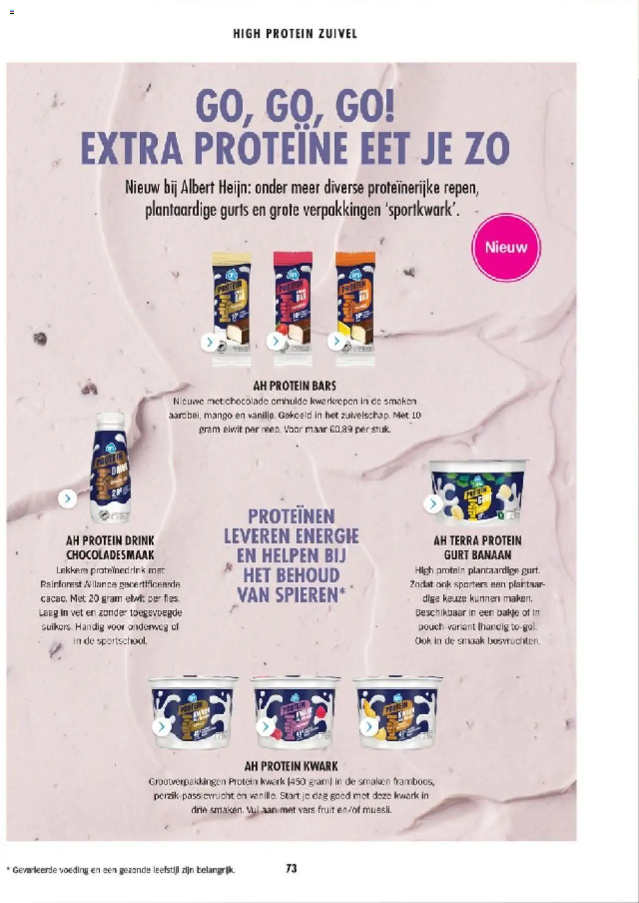  | Pagina: 73 | Producten: Chocolade, Kwark, Mango, Banaan
