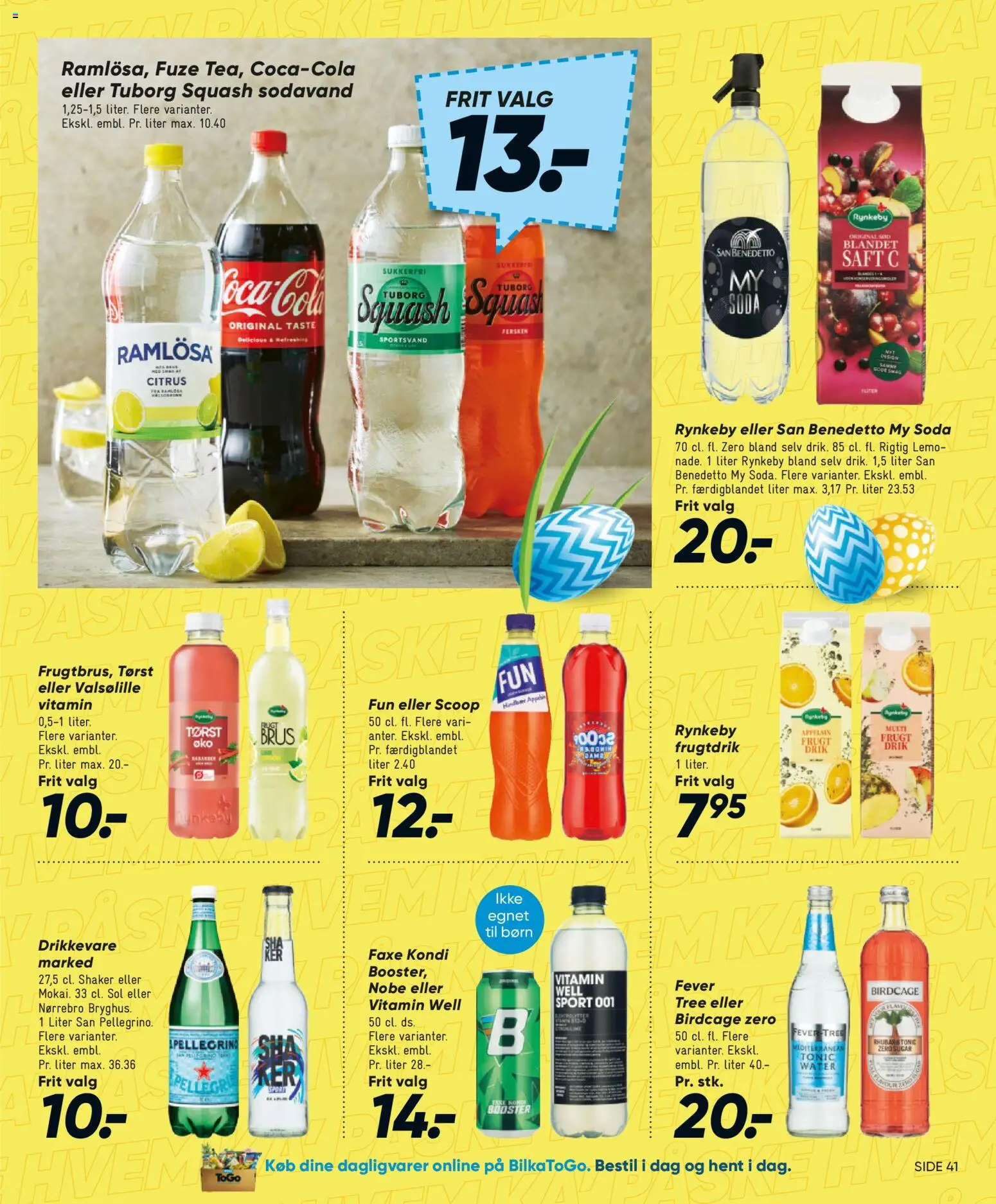 Bilka tilbudsavis – gyldig fra 27.03.2026 | Side: 49 | Produkter: Squash, Sodavand, Faxe Kondi, Tuborg Squash