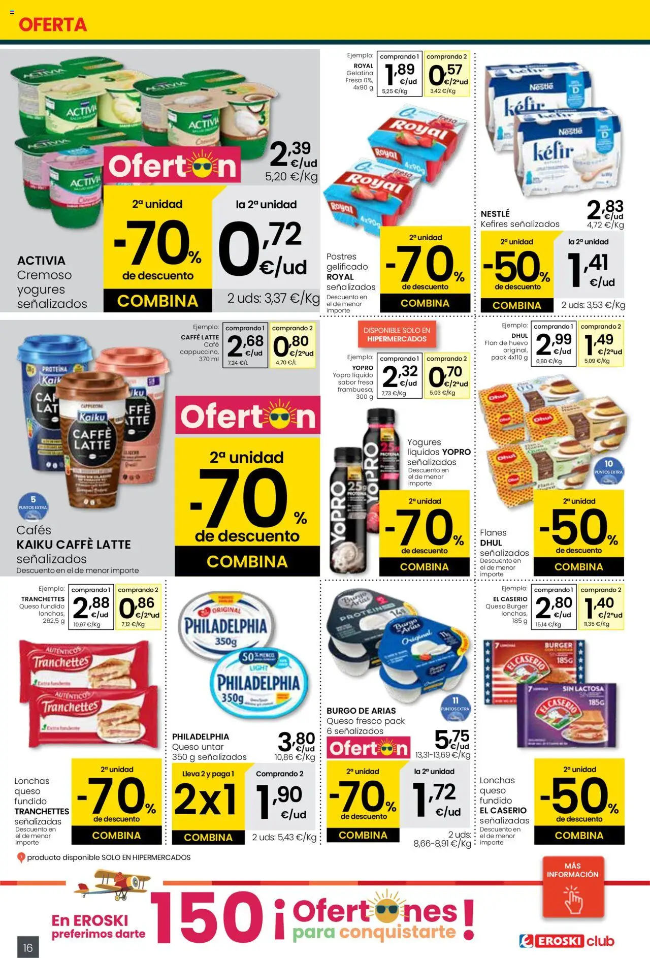 Eroski folleto │ válido desde el 29.05.2025 | Página: 16 | Productos: Γραβάτα, Gelatina, Queso, Queso fresco