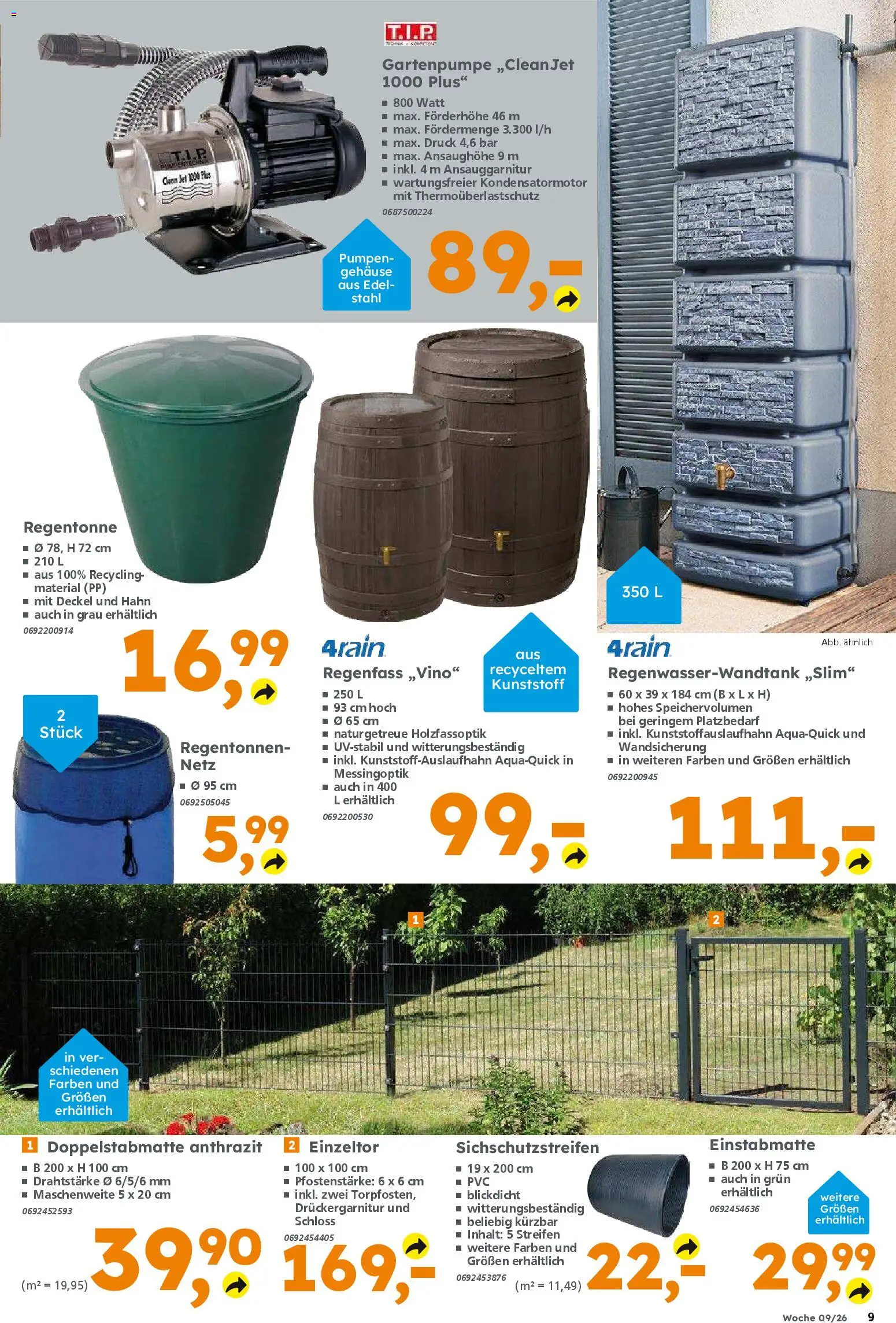 Globus Baumarkt Prospekt 	 – gültig ab 23.02.2026 | Seite: 9