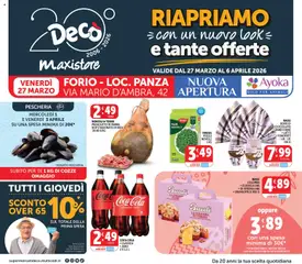 Anteprima del volantino Decò volantino MaxiStore Forio valido a partire dal 27.03.2026