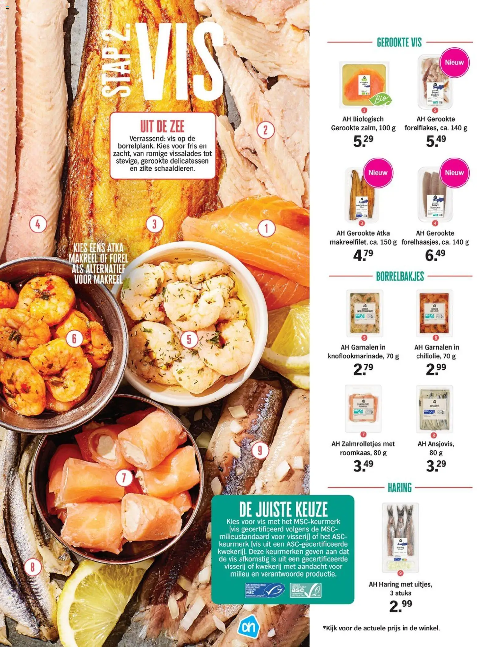 {H1} | Pagina: 11 | Producten: Vis, De vis, Zalm, Roomkaas