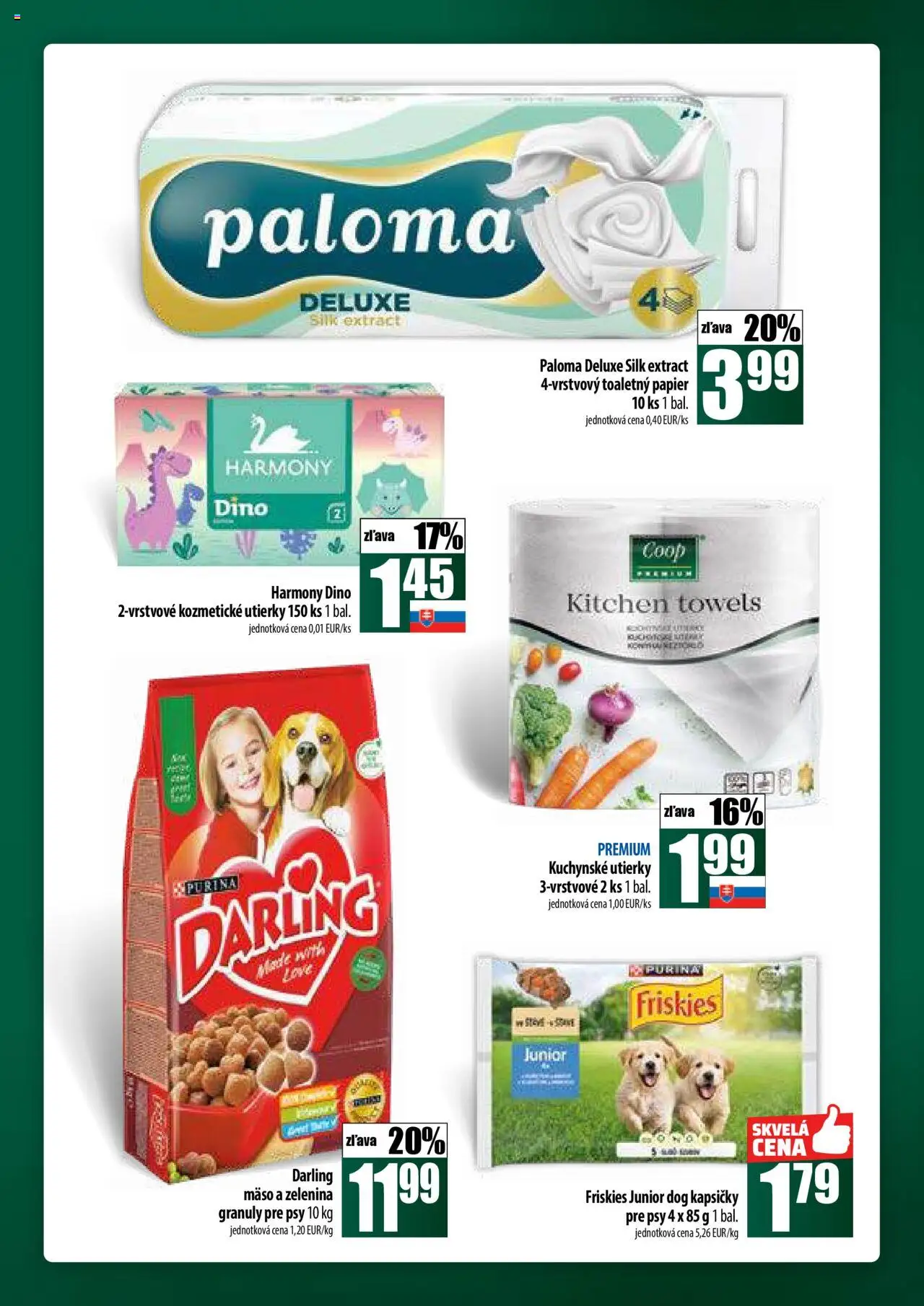 COOP Jednota široká ponuka │ platný od 14.08.2025 | Strana: 61 | Produkty: Friskies, Toaletný papier