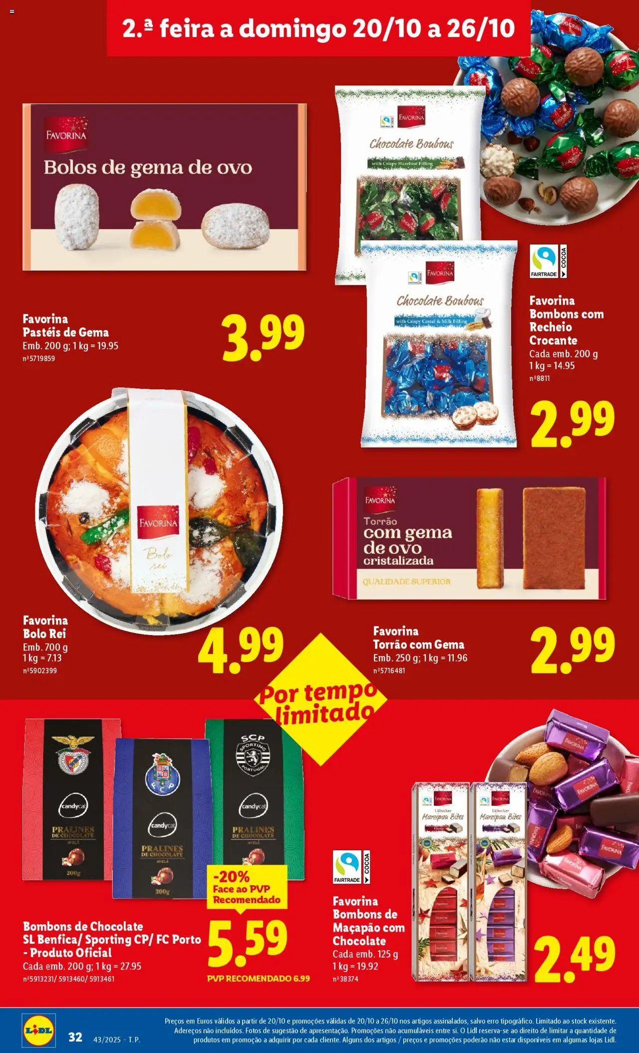 Lidl folheto │ válido de 20.10.2025 | Página: 32 | Produtos: Bolo, Chocolate