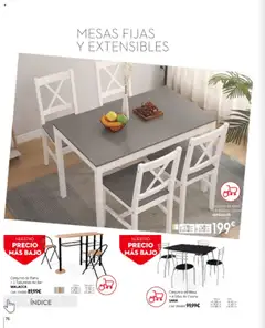 Conforama - Folleto │ válido desde el 27.03.2025 | Página: 76 | Productos: Taburete, Cocina, Mesa, Silla