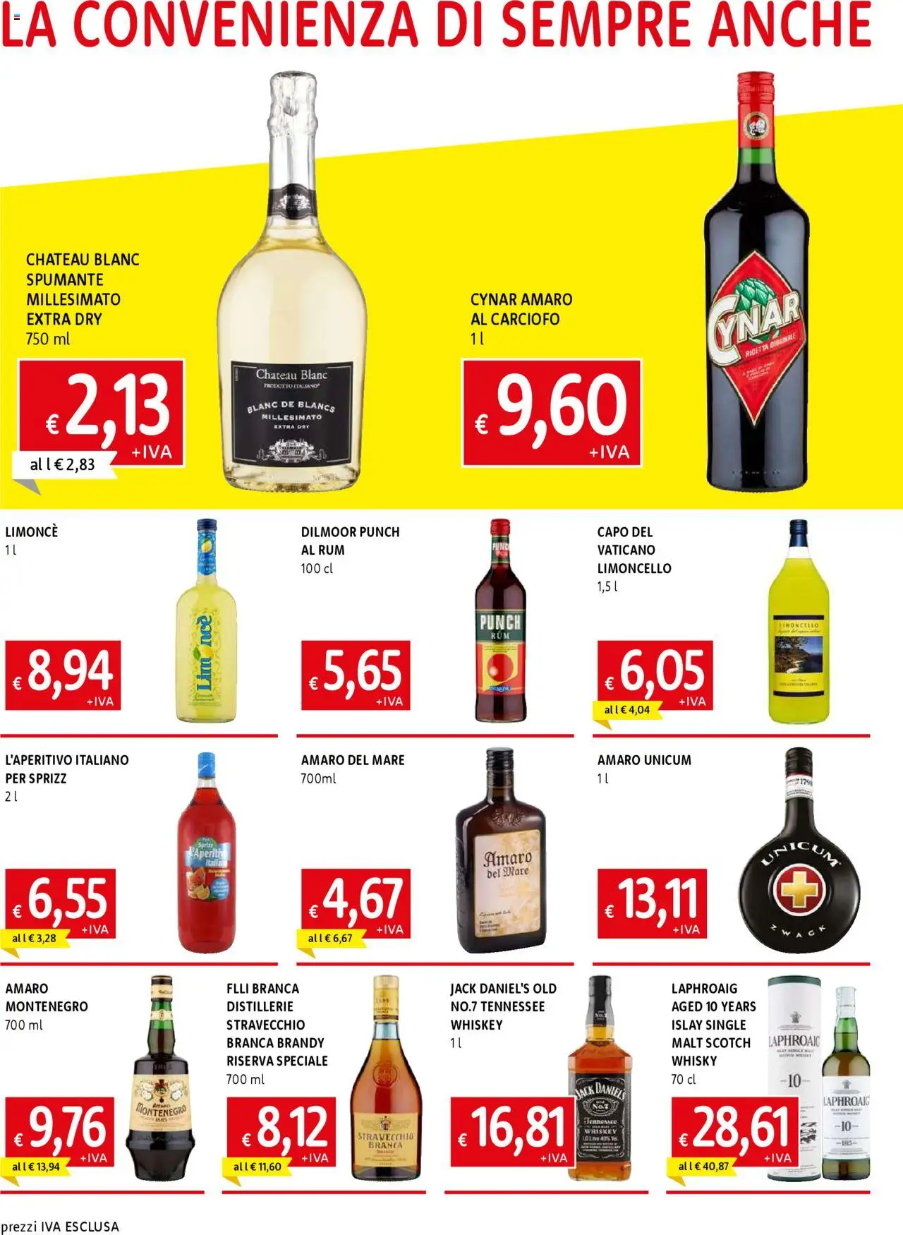 Volantino Famila del 31.07.2025 | Pagina: 6 | Prodotti: Whisky, Rum, Limoncello, Amaro