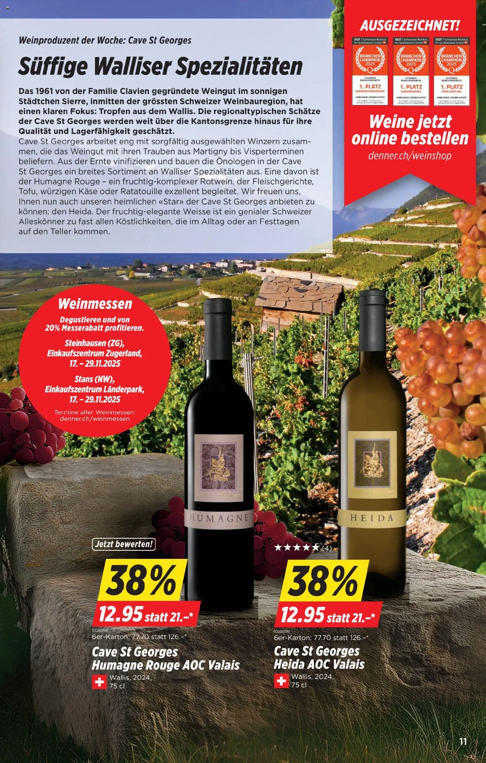 Denner Aktionen – gültig ab 11.11.2025 | Seite: 11 | Produkte: Rouge, Käse