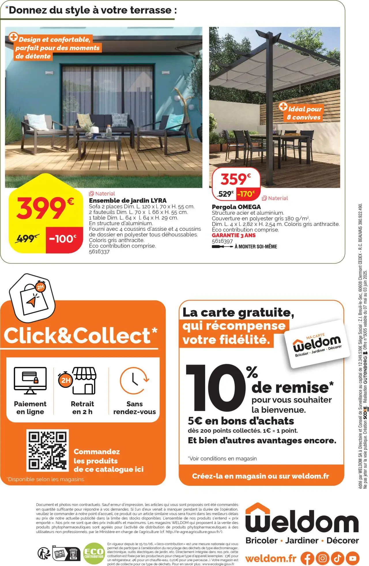  | Page: 8 | Produits: Perceuse, Couverture, Pergola, Table