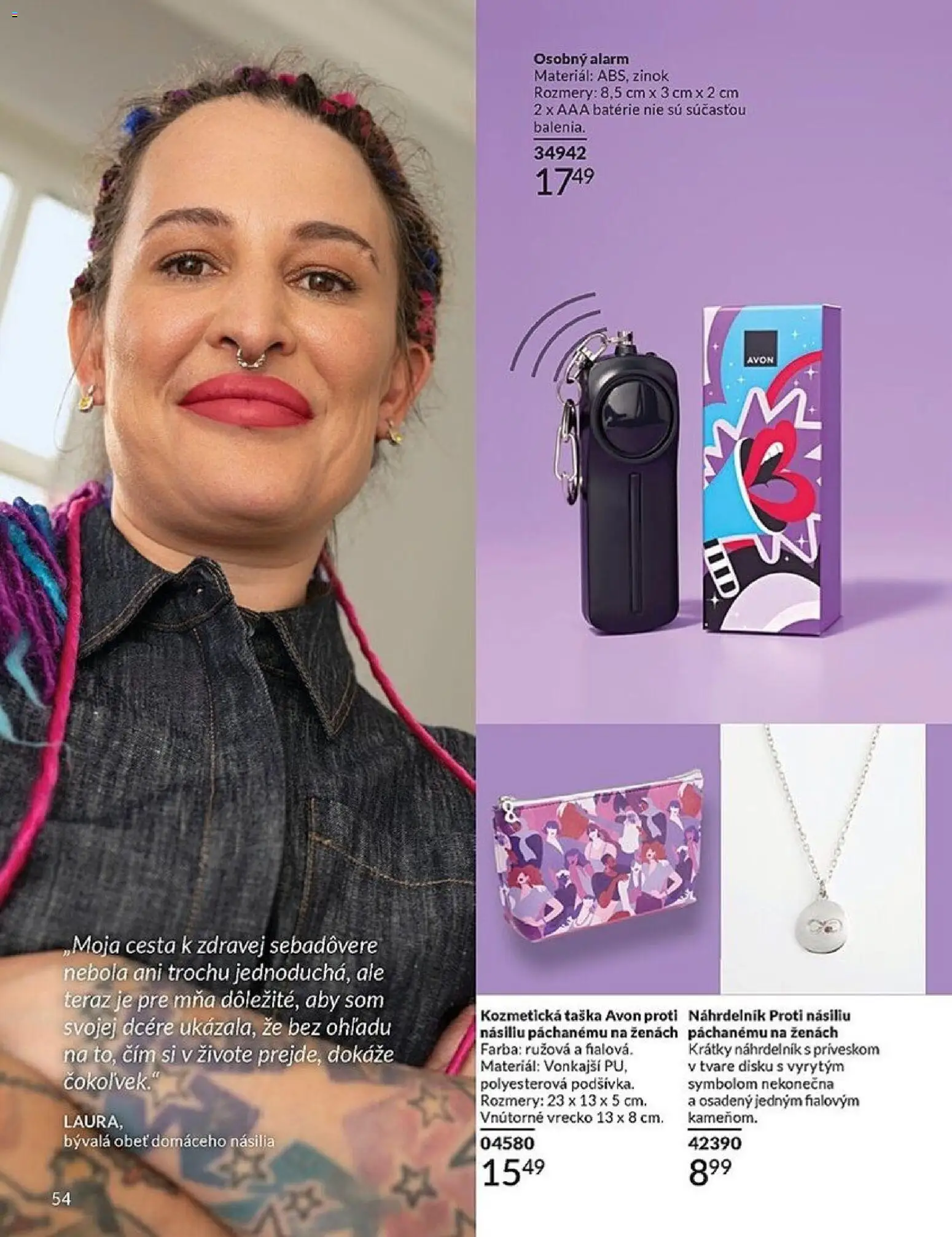 Nové Avon akcie – leták je platný od 01.11.2025 | Strana: 54 | Produkty: Taška