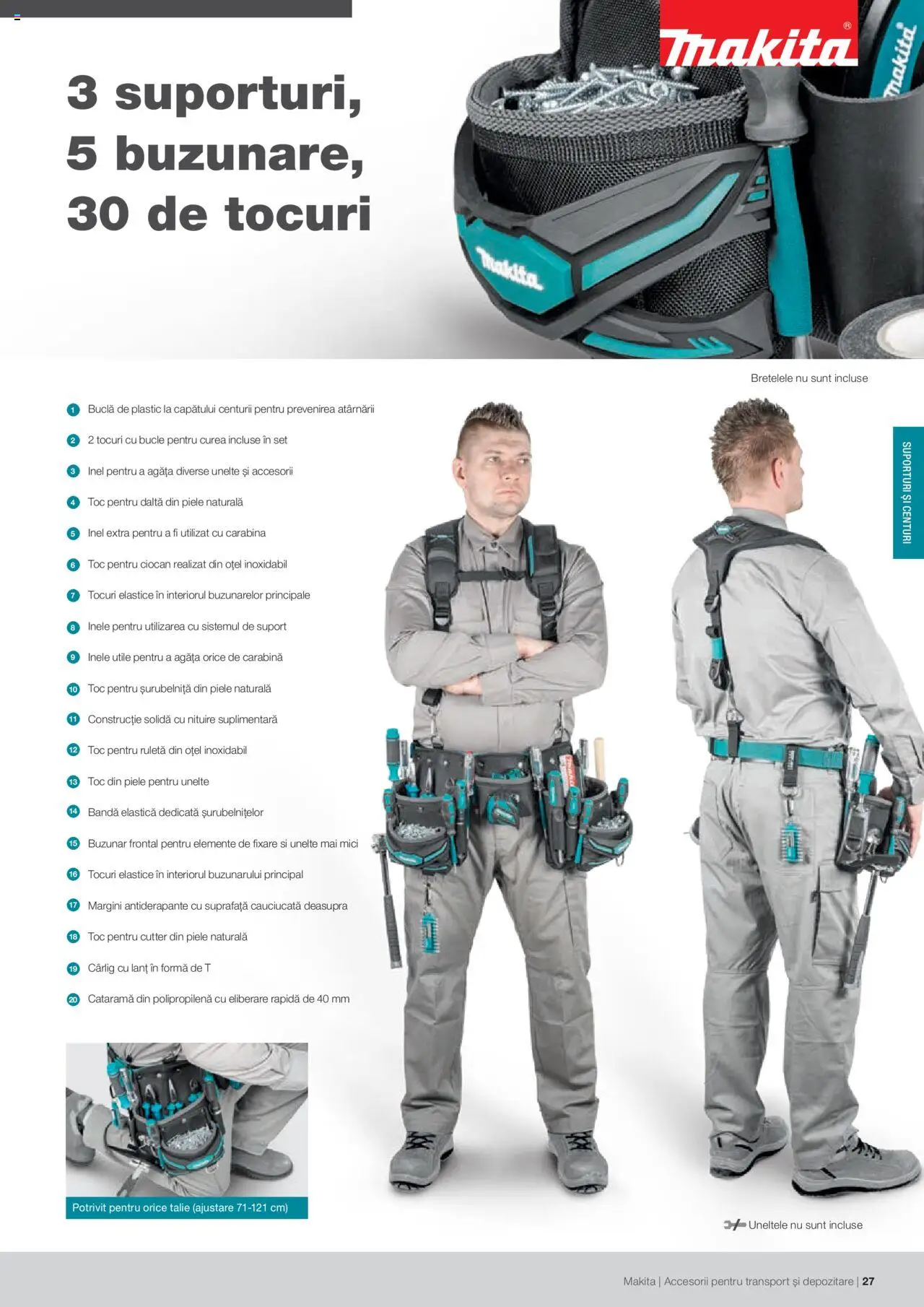 Makita catalog - Accesorii pentru transport si depozitare   – valabil de la 06.09.2021 | Pagină: 27