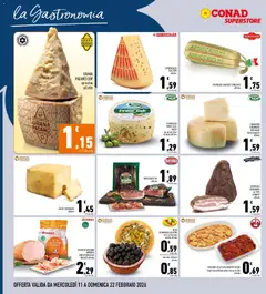 Anteprima del volantino GUANCIALE STAGIONATO AL PEPE BISANZIO, all'etto valido a partire dal 11.02.2026 | Pagina: 8 | Prodotti: Sale, Olive, Funghi, Guanciale