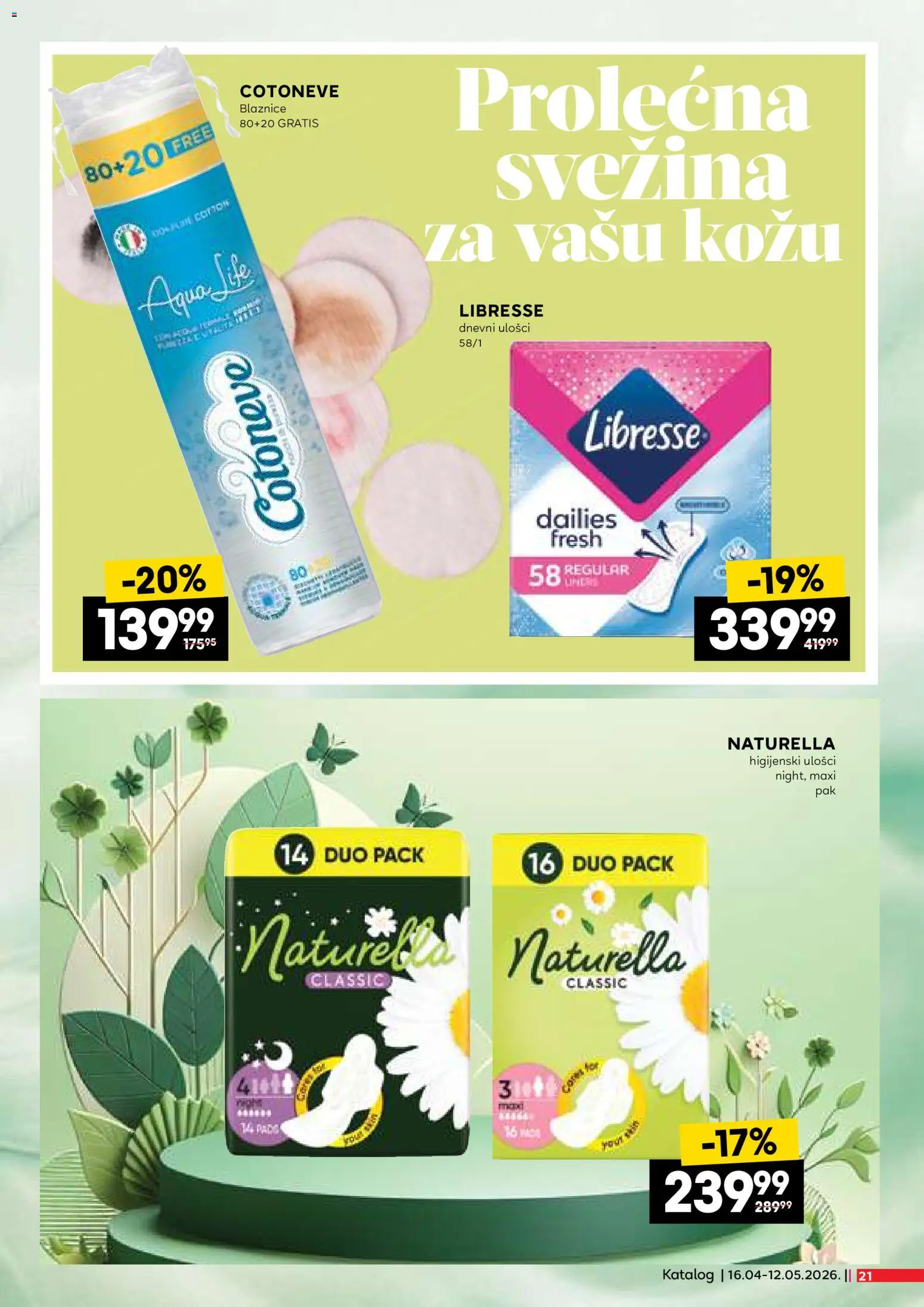 Roda katalog - važi od 16.04.2026 | Strana: 21 | Proizvode: Higijenski ulošci