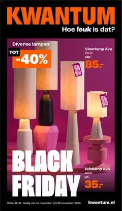 Kwantum - Black Friday - Voorbeeld van een folder van Kwantum, geldig van 10.11.2025