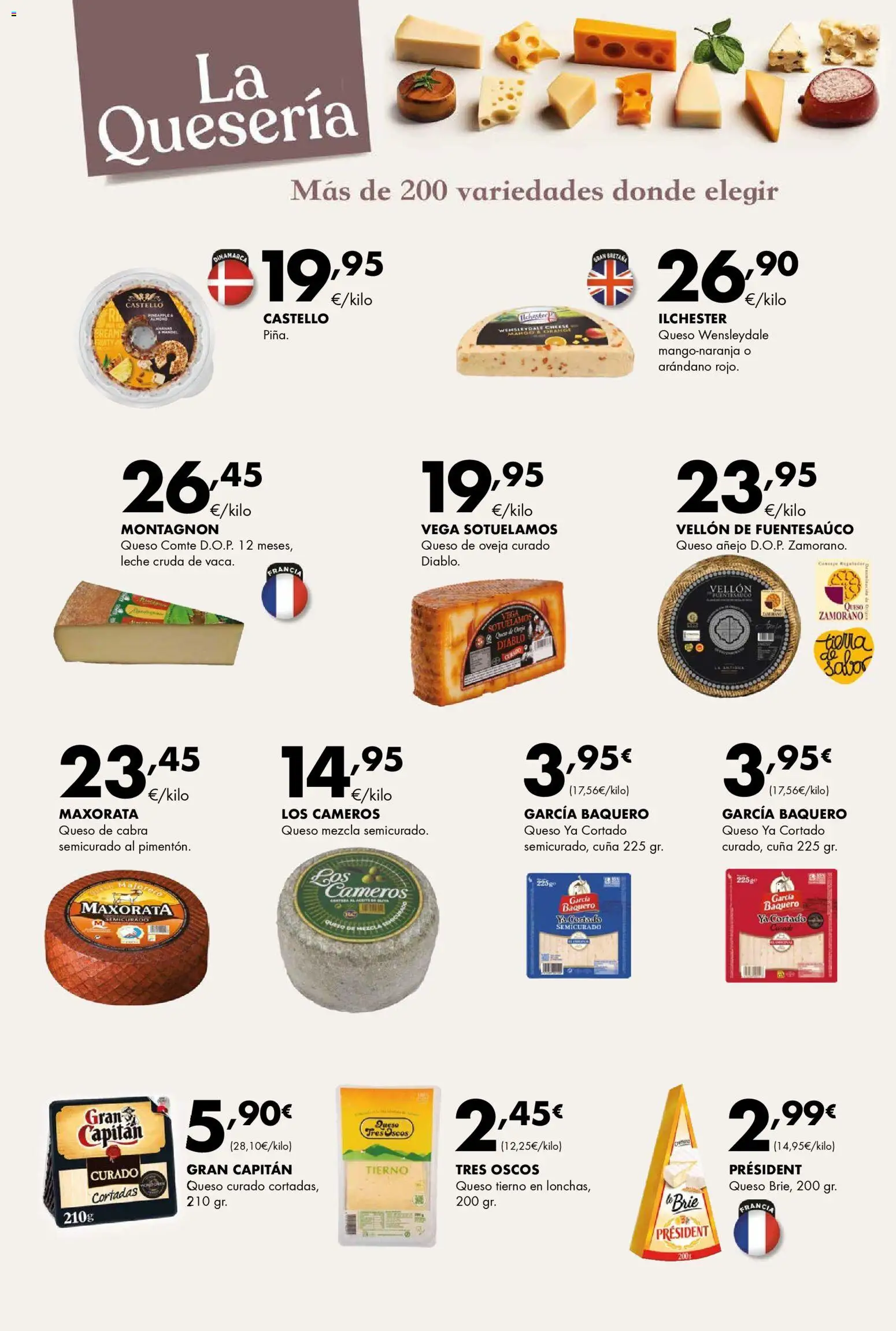Lupa Supermercados folleto │ válido desde el 27.11.2025 | Página: 3 | Productos: Queso de oveja, Leche, Queso, Ρούτερ
