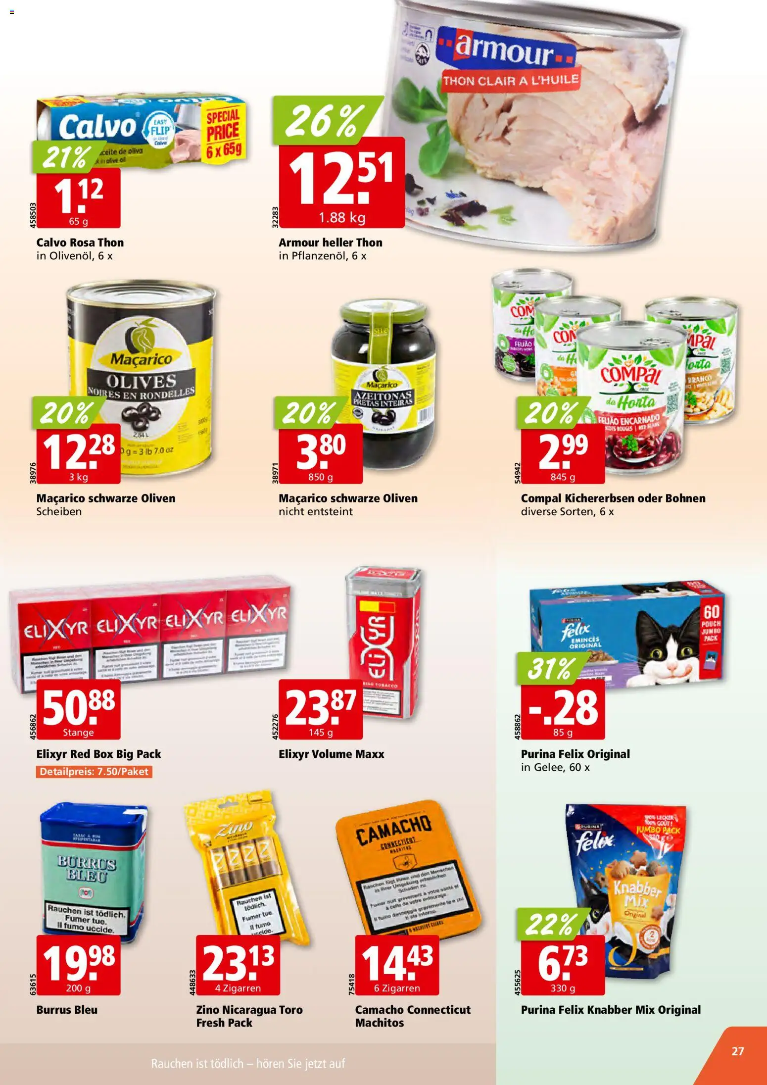 Aligro Aktionen Schlieren, Gossau SG, Frauenfeld, Rapperswil-Jona, Sargans, Bern, Brüttisellen, Pratteln, Emmen, Spreitenbach – gültig ab 27.12.2025 | Seite: 27 | Produkte: Box